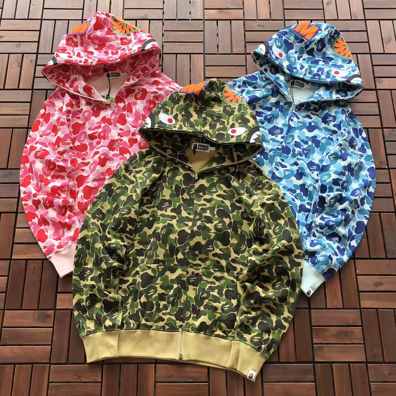 BAPE SHARK CAMOUFLAGE HOODIE