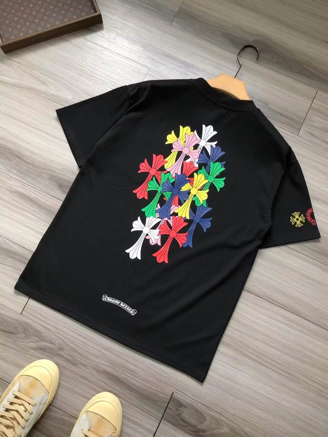 CHROME HEARTS MULTI COLOR CROSS CEMETERY T-SHIRT