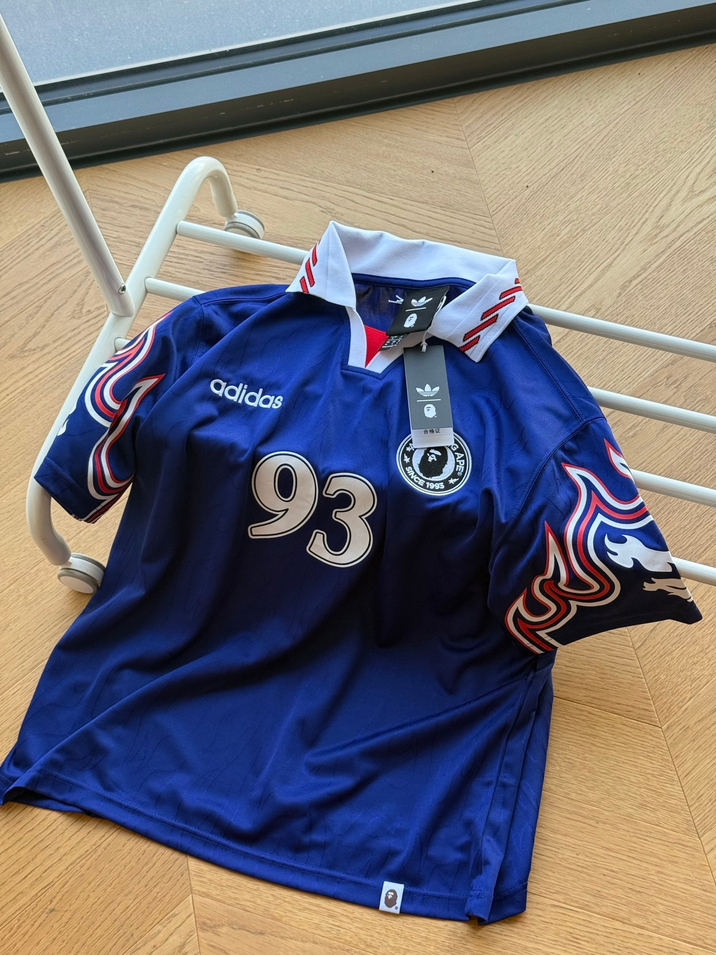 ADIDAS X BAPE FOOTBALL JERSEY