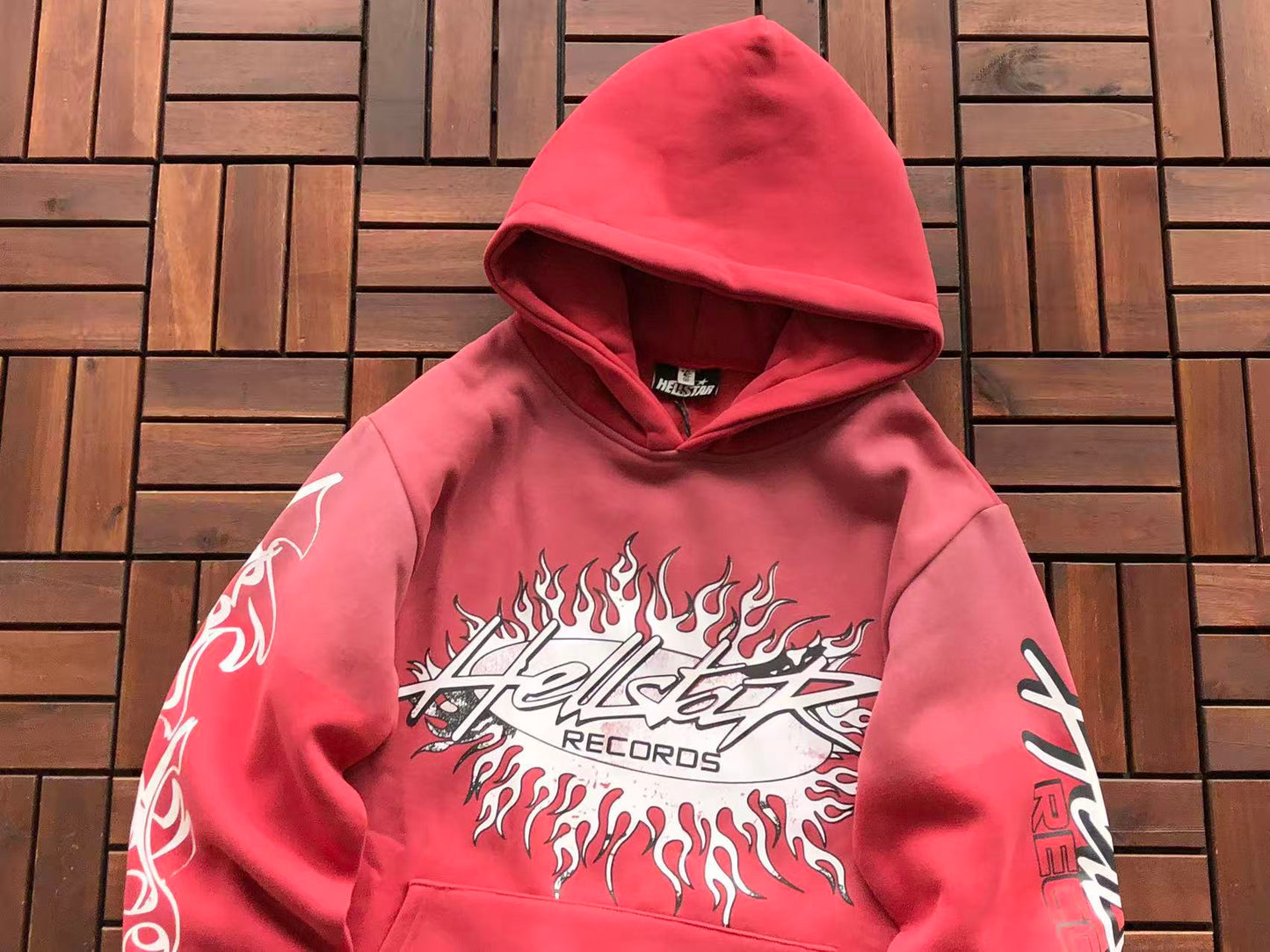 HELLSTAR RECORDS FLAME HOODIE