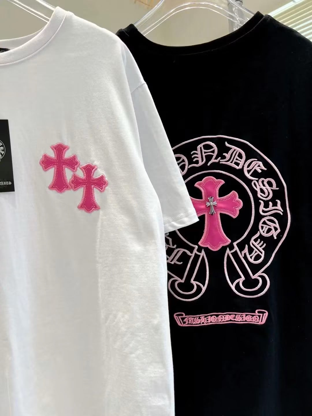 CHROME HEARTS CROSS PATCH T-SHIRT
