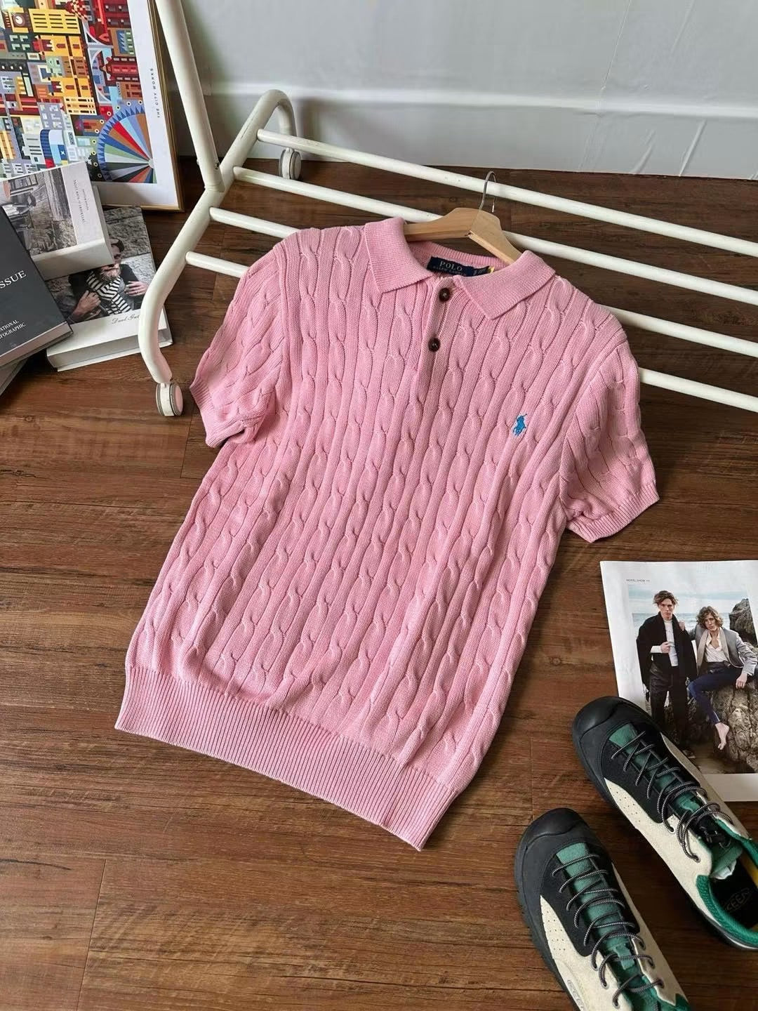 RALPH LAUREN KNITTED POLO SHIRT