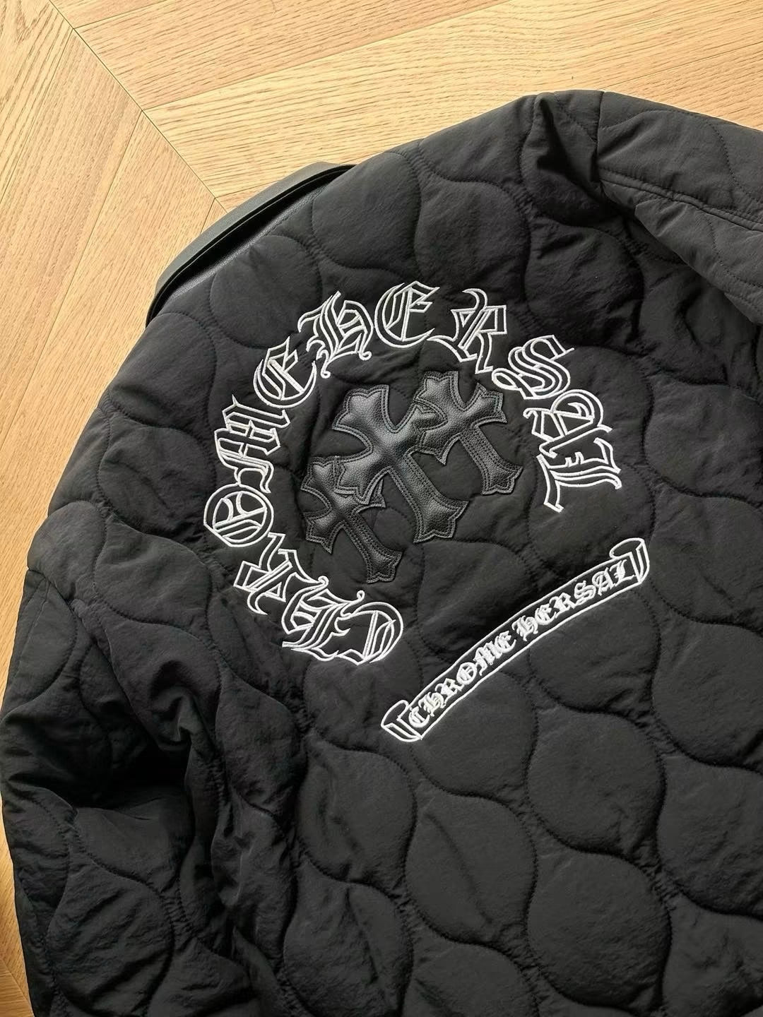 CHROME HEARTS QUILTED LINER BOMBER JACKET