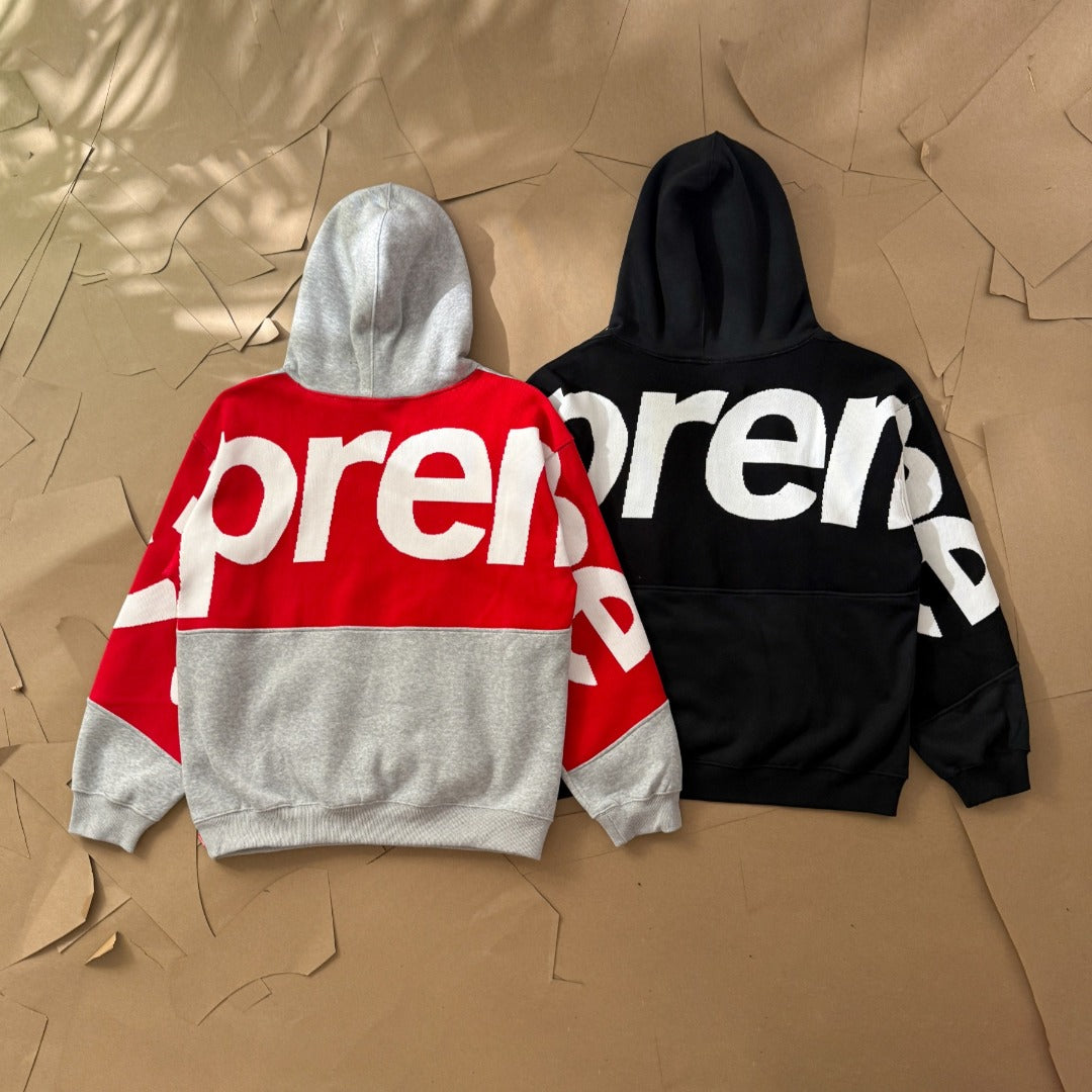 SUPREME SATIN APPLIQUE HOODIE