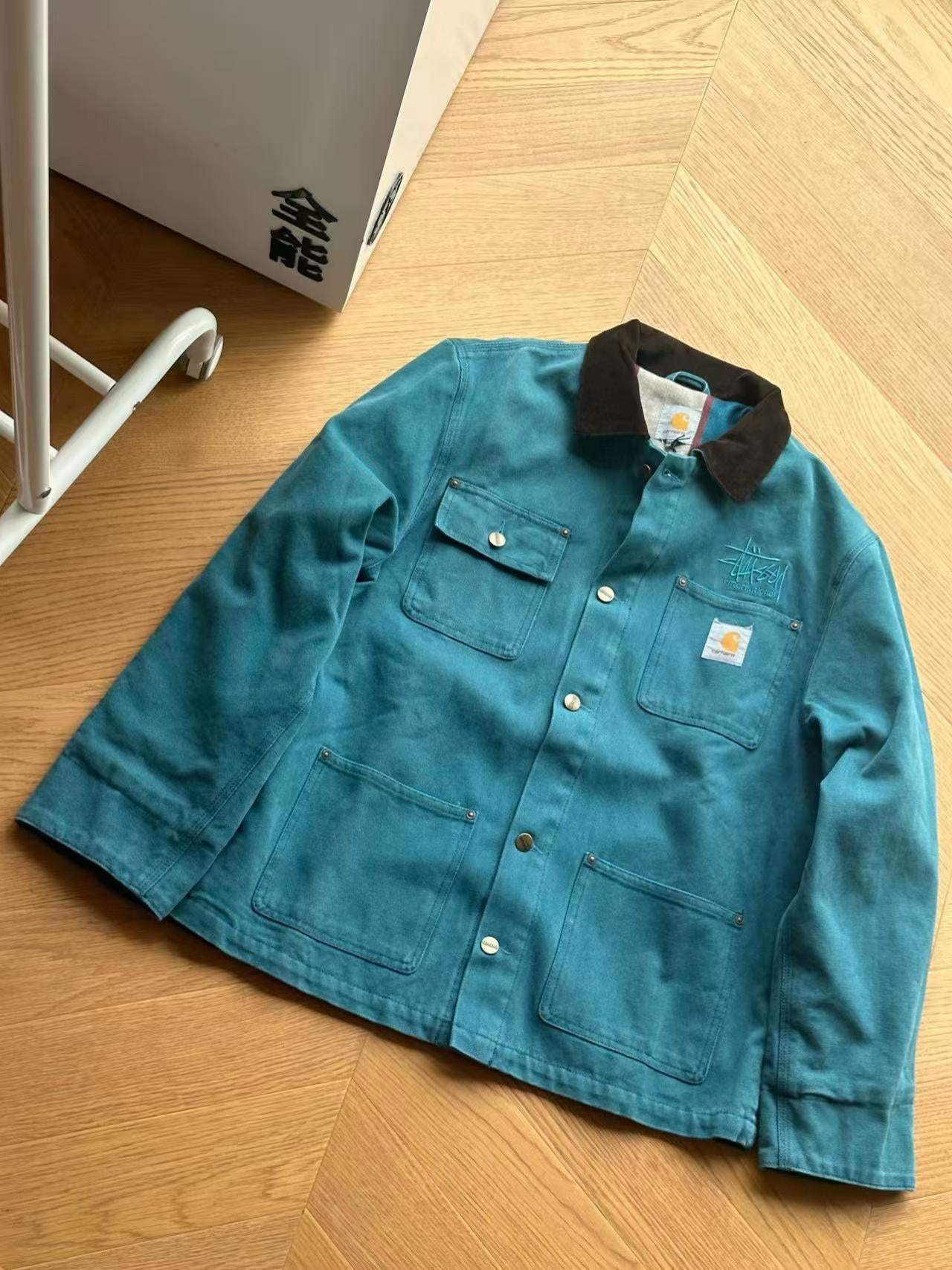 CARHARTT X STUSSY WORKWEAR CARGO JACKET