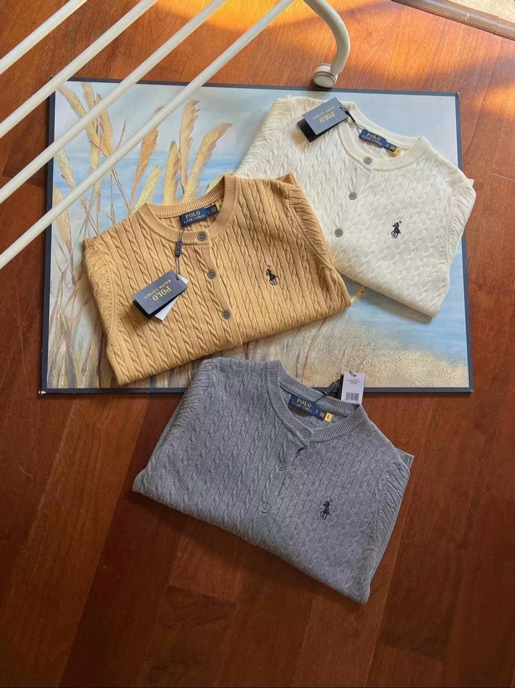 RALPH LAUREN KNITTED CARDIGAN