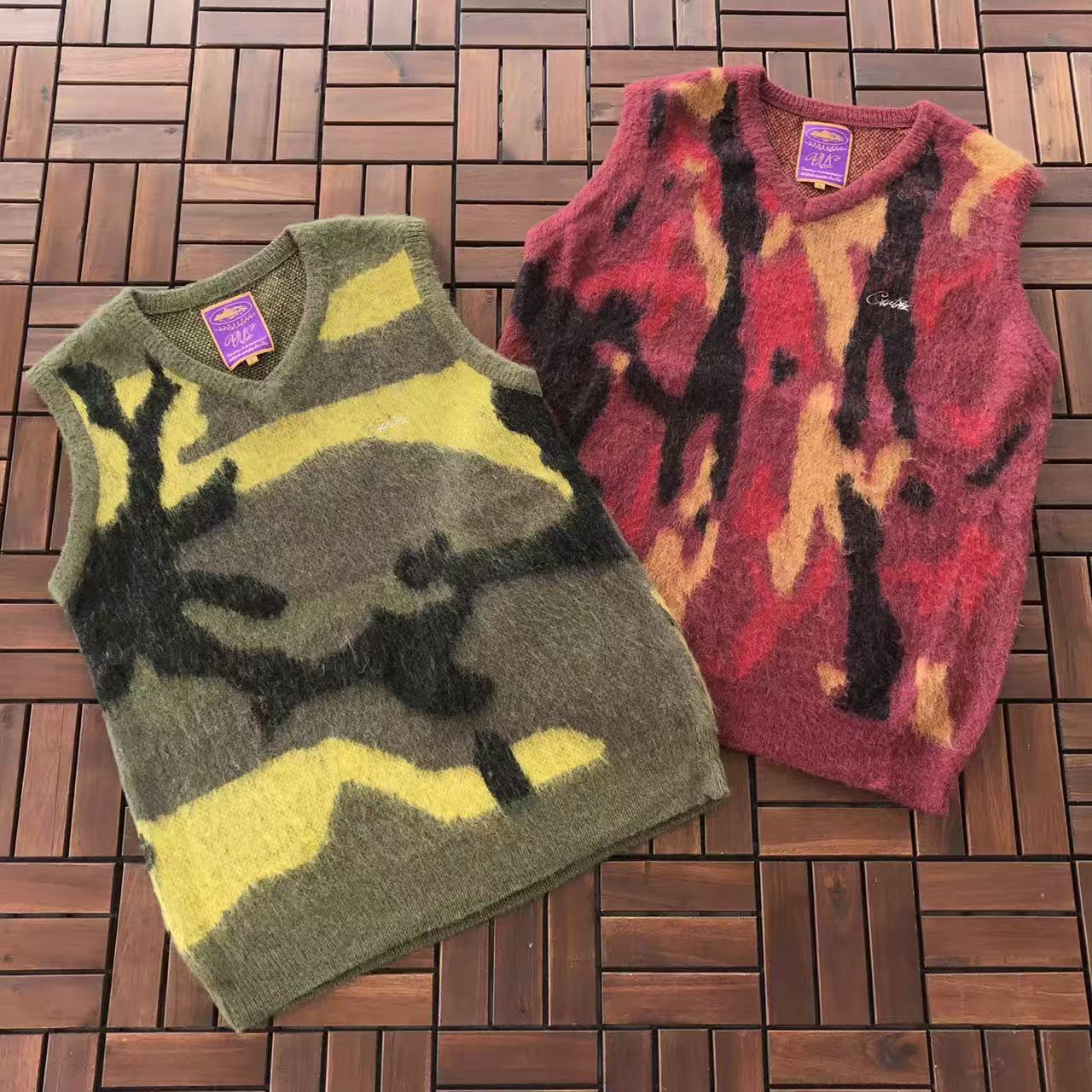 CORTEIZ MOHAIR CAMO VEST
