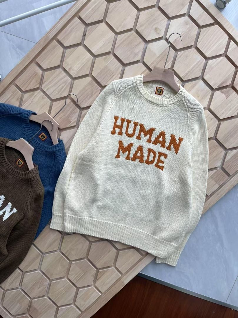 HUMAN MADE RAGLAN KNIT SWEATER