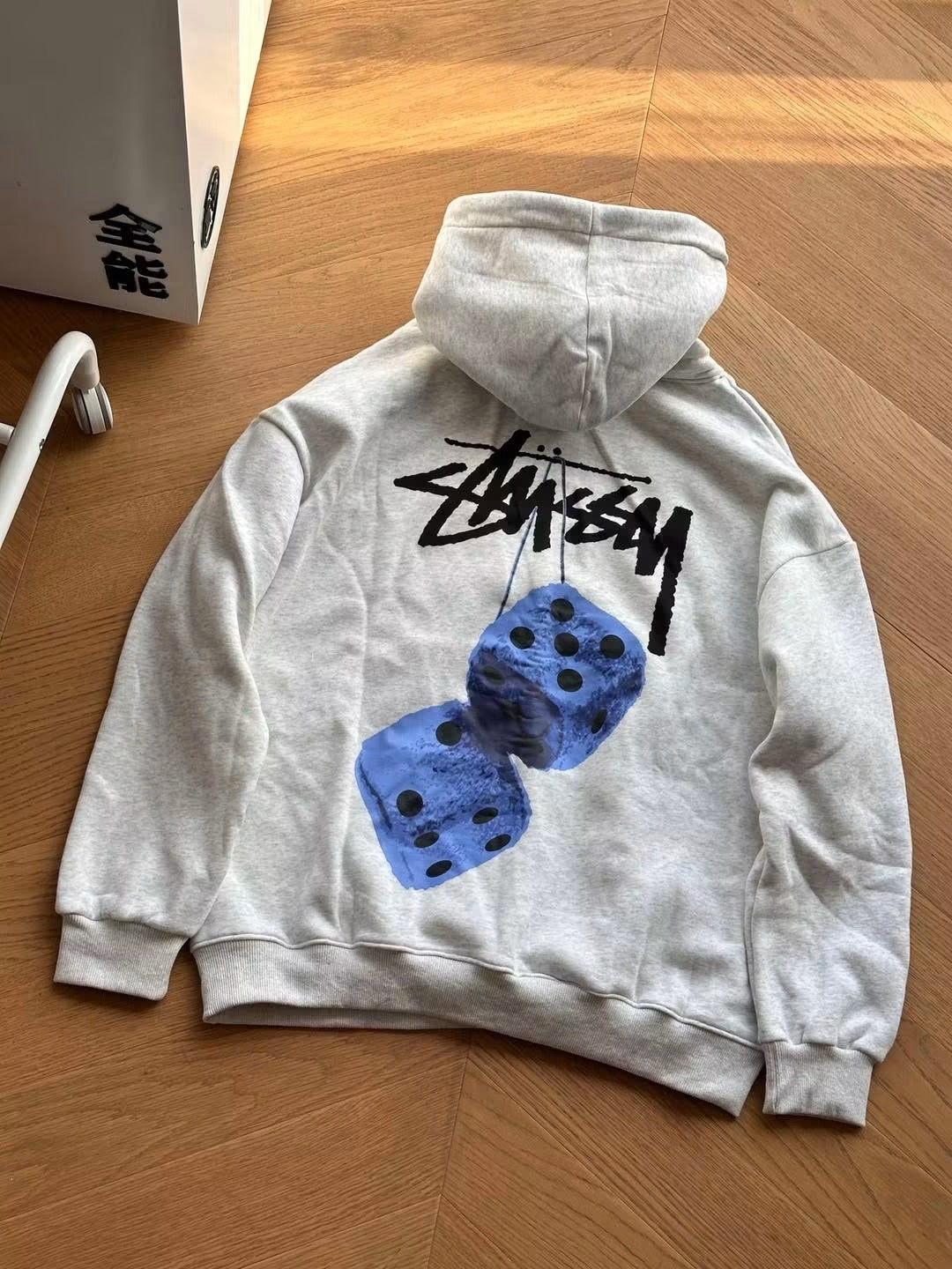 STUSSY FUZZY DICE HOODIE
