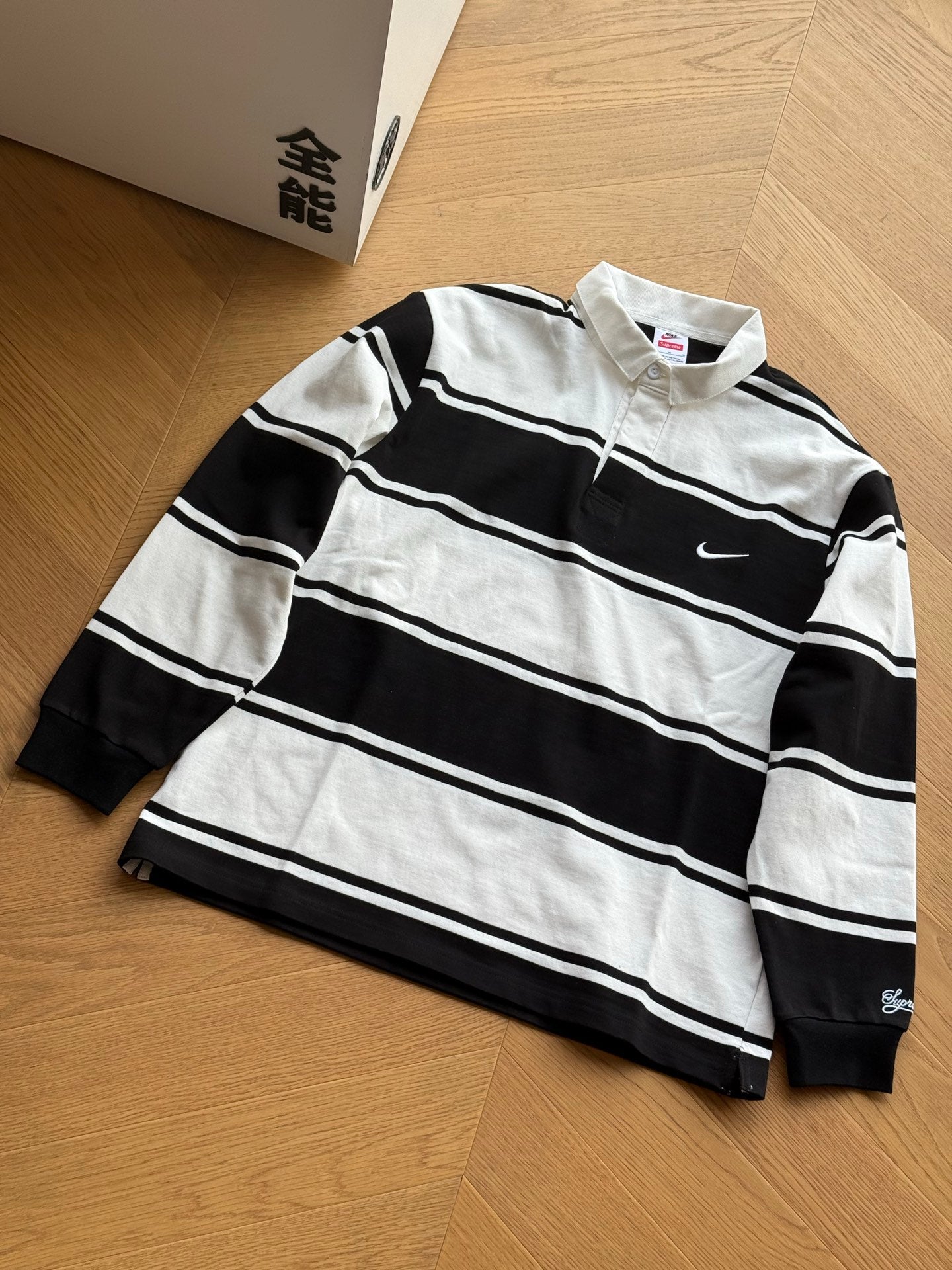 NIKE X SUPREME RUGBY POLO LONGSLEEVE