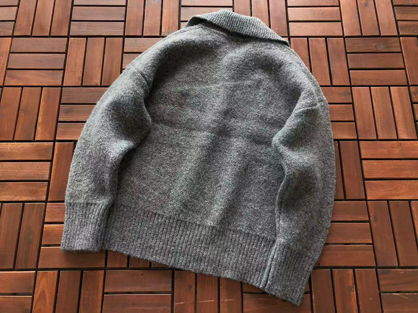 AMI POLO SWEATER