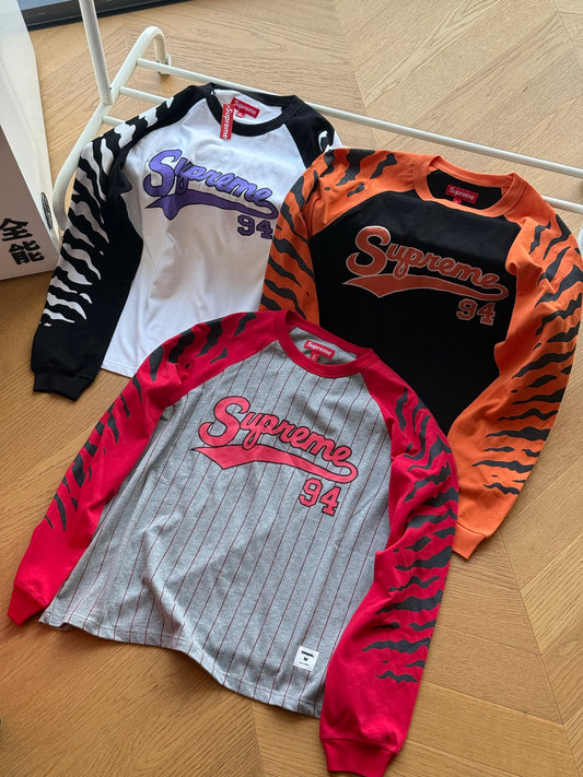 SUPREME TIGER RAGLAN LONG SLEEVE