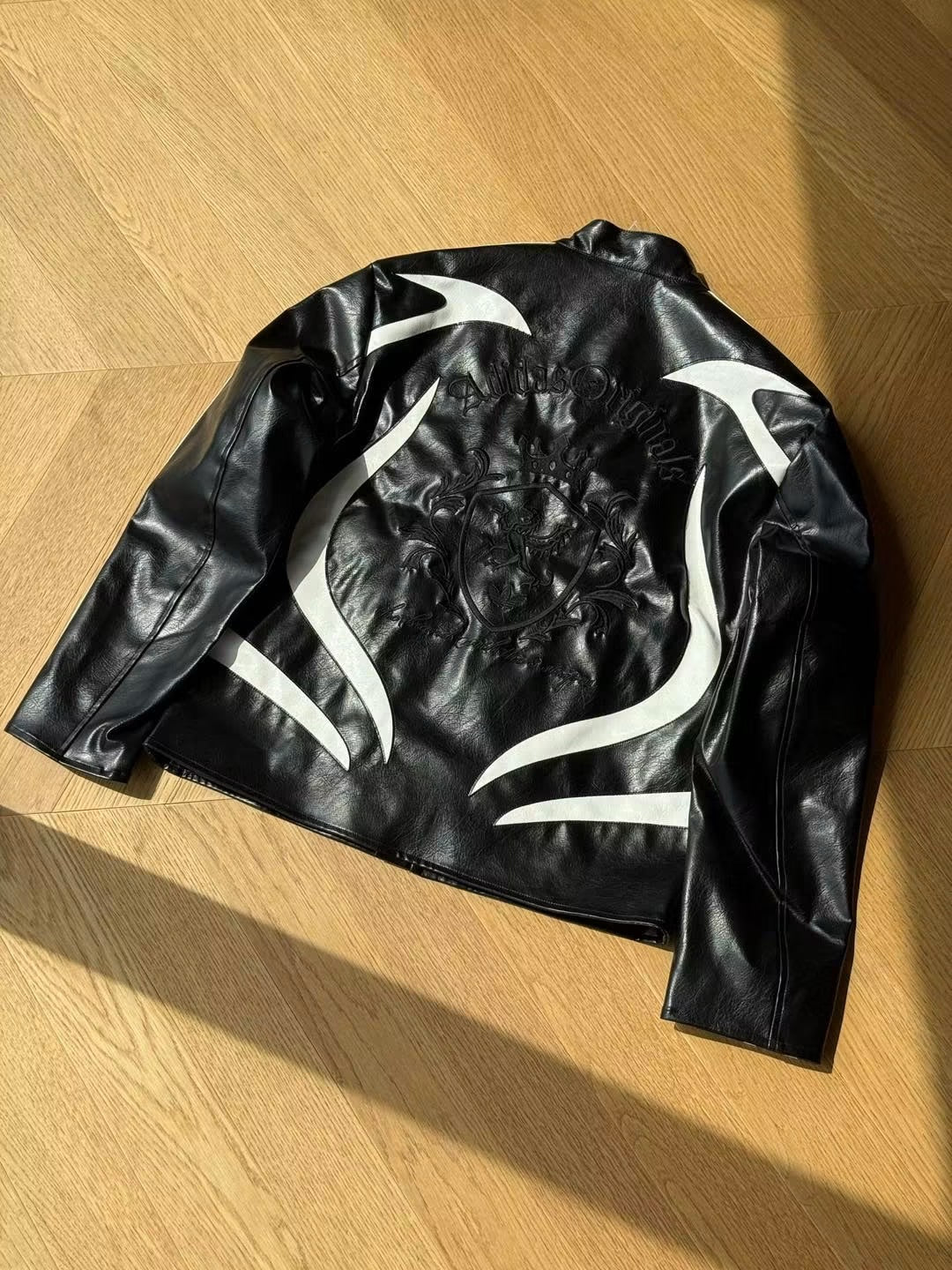 ADIDAS FW25 SNBN LEATHER JACKET