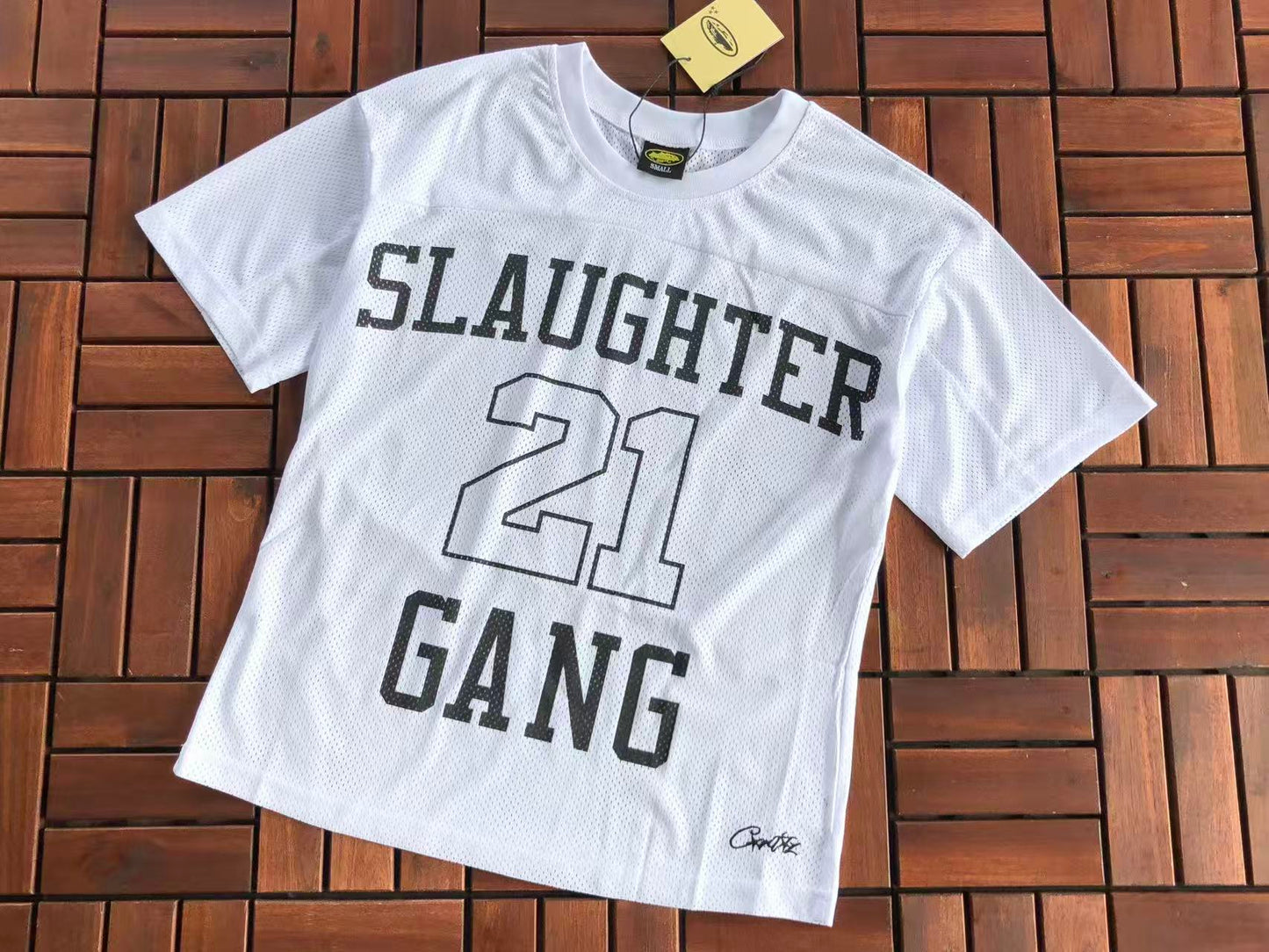 CORTEIZ X SLAUGHTER GANG 21 SAVAGE MESH JERSEY