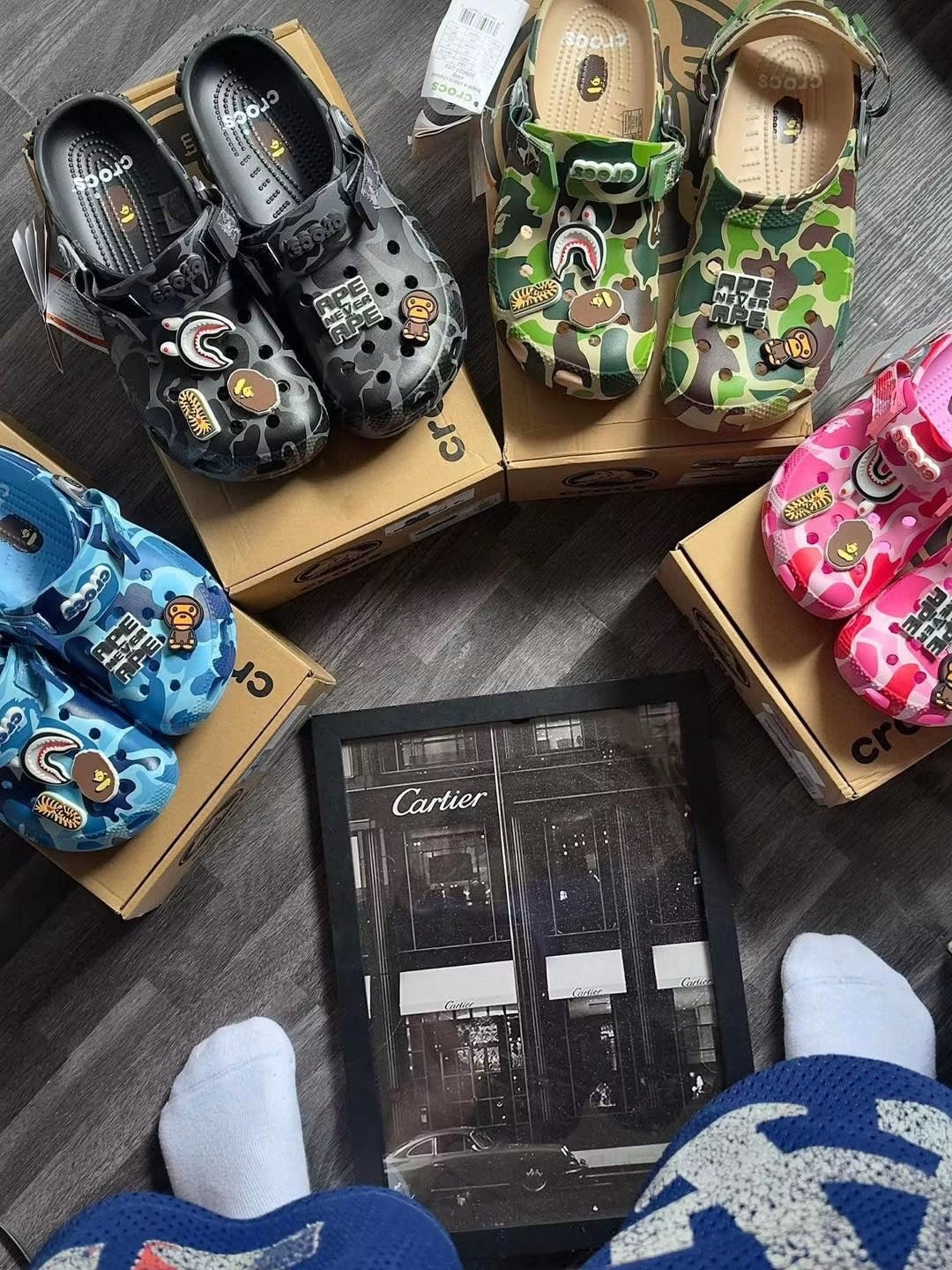BAPE X CROCS