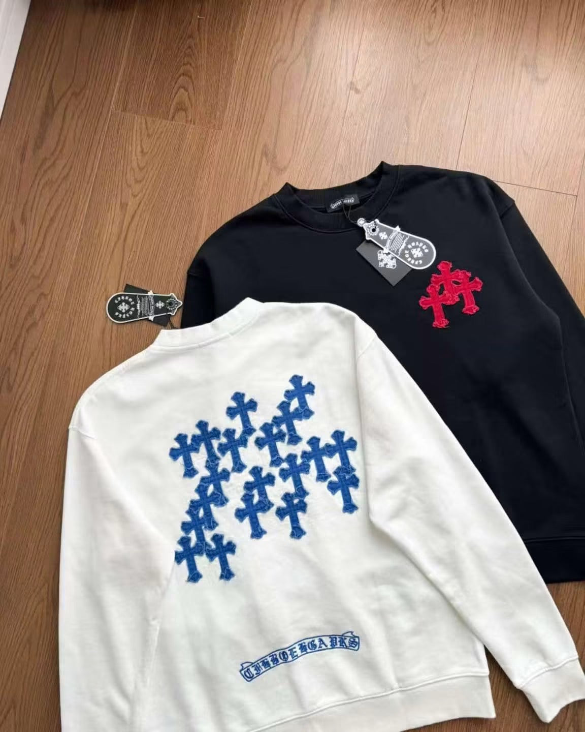 CHROME HEARTS CROSS PATCH SWEATSHIRT