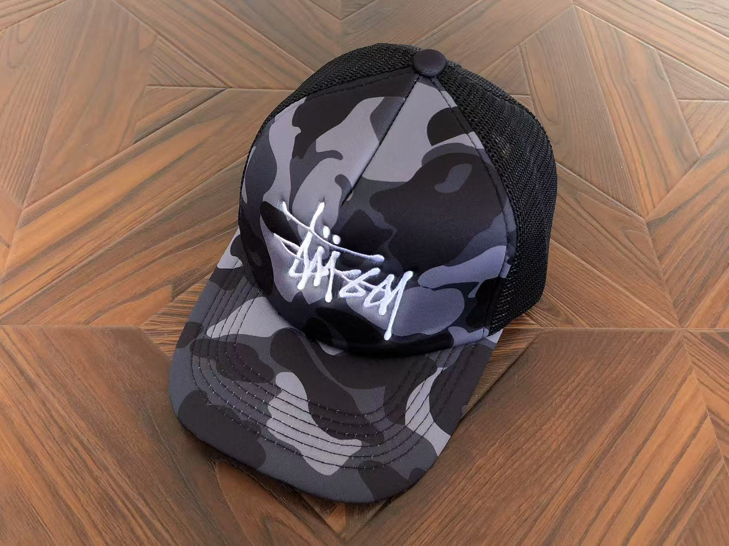 STUSSY X BAPE CAP