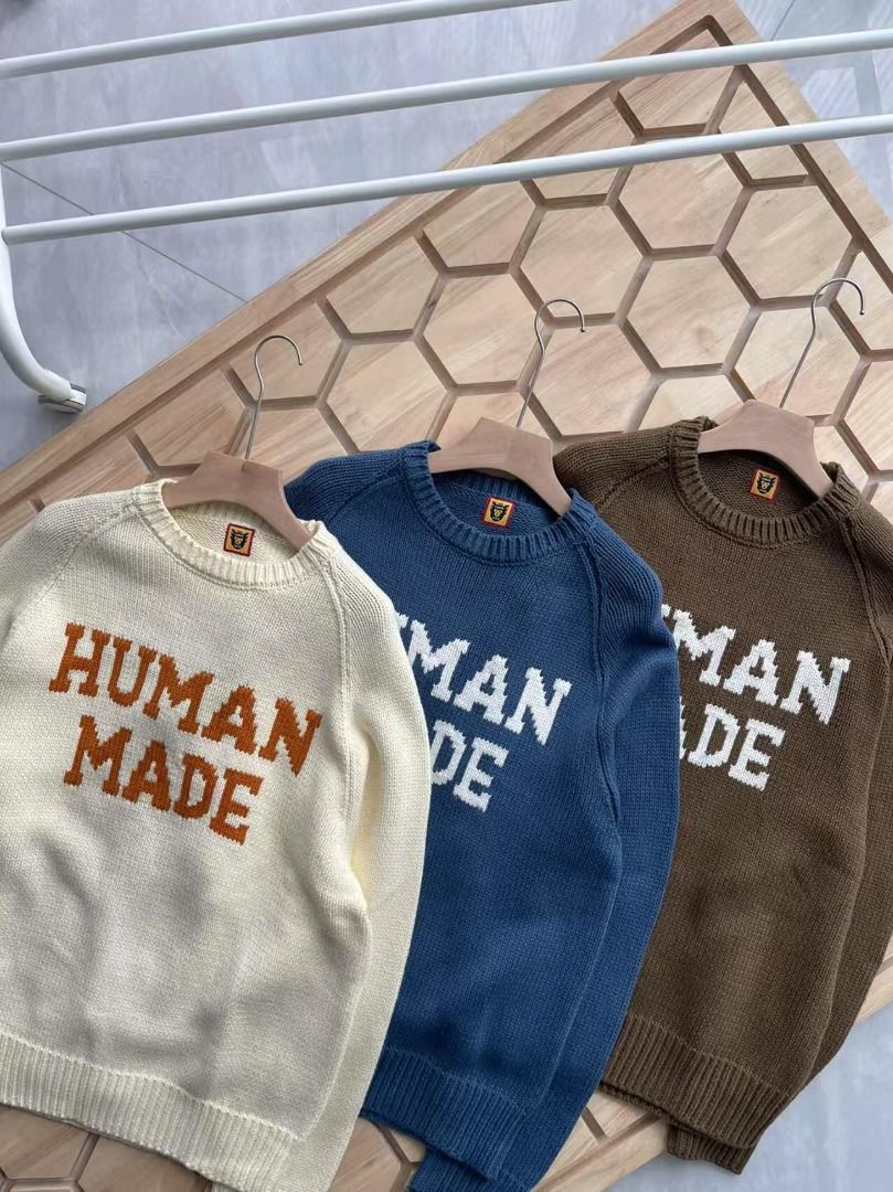 HUMAN MADE RAGLAN KNIT SWEATER