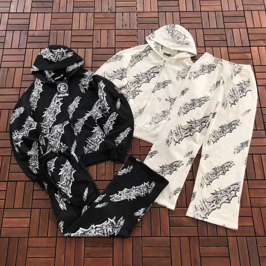 HELLSTAR SWORD LOGO ZIPPED HOODIE