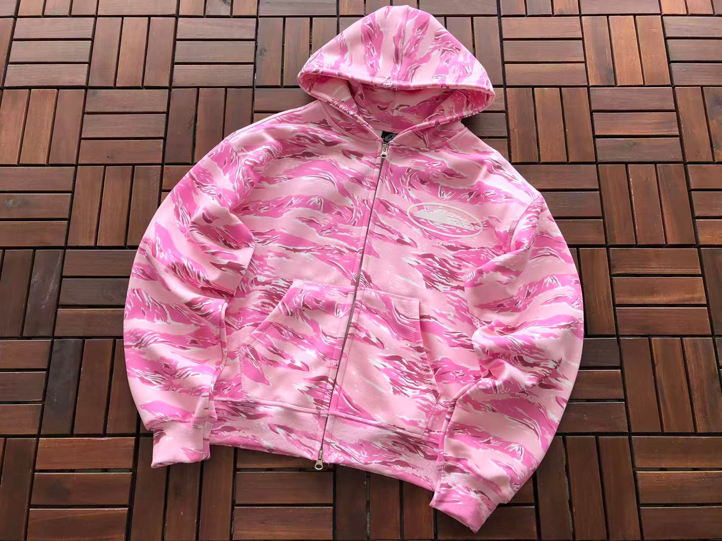CORTEIZ PINK TIGER CAMO HOODIE