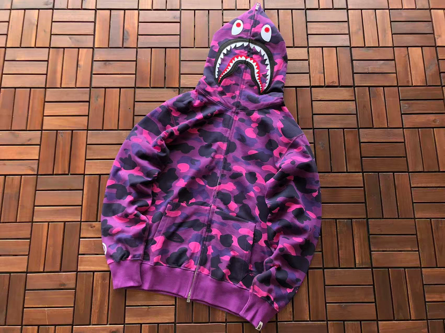 BAPE SHARK CAMOUFLAGE HOODIE