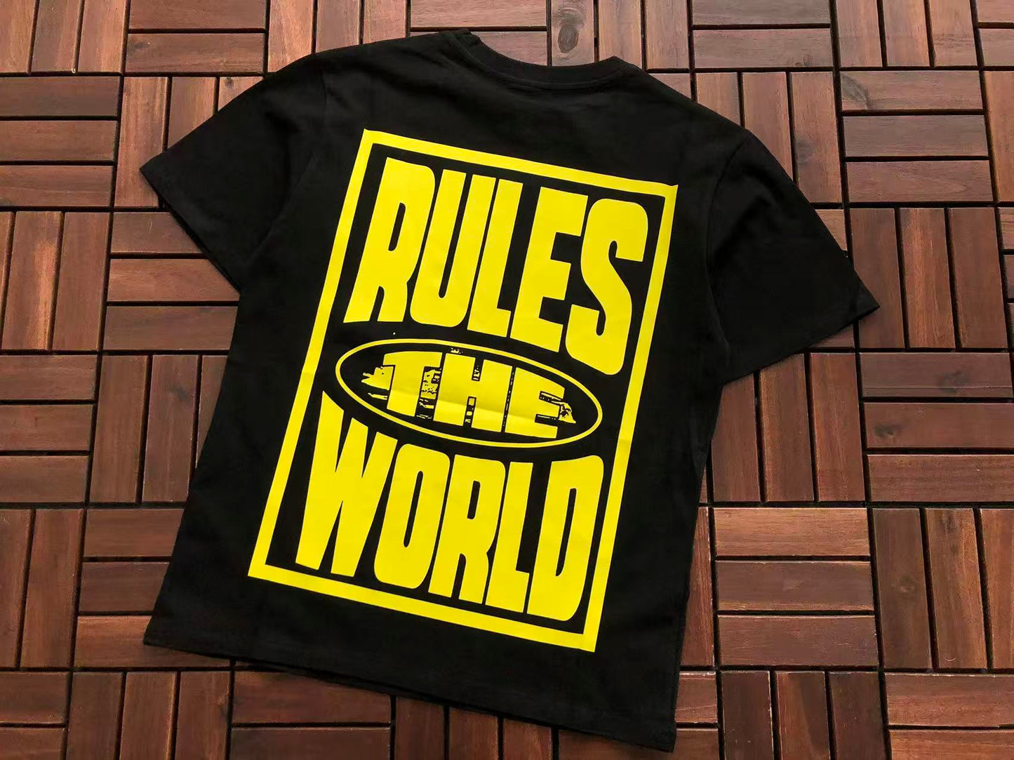 CORTEIZ X SUPREME RULES THE WORLD T-SHIRT
