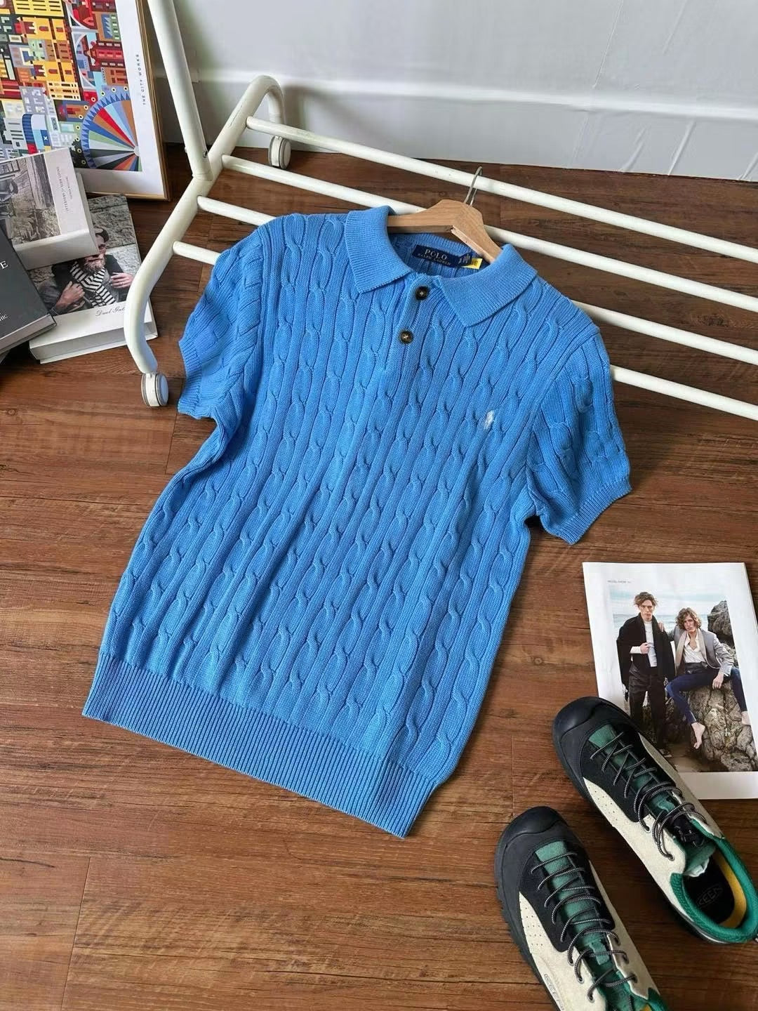 RALPH LAUREN KNITTED POLO SHIRT