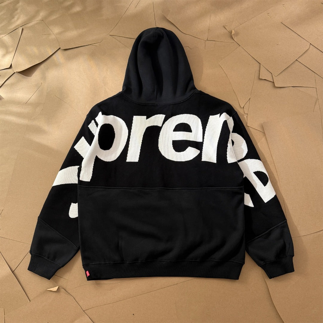 SUPREME SATIN APPLIQUE HOODIE