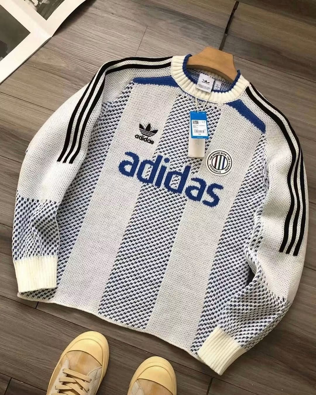 ADIDAS ADI COLOR KNIT SWEATER