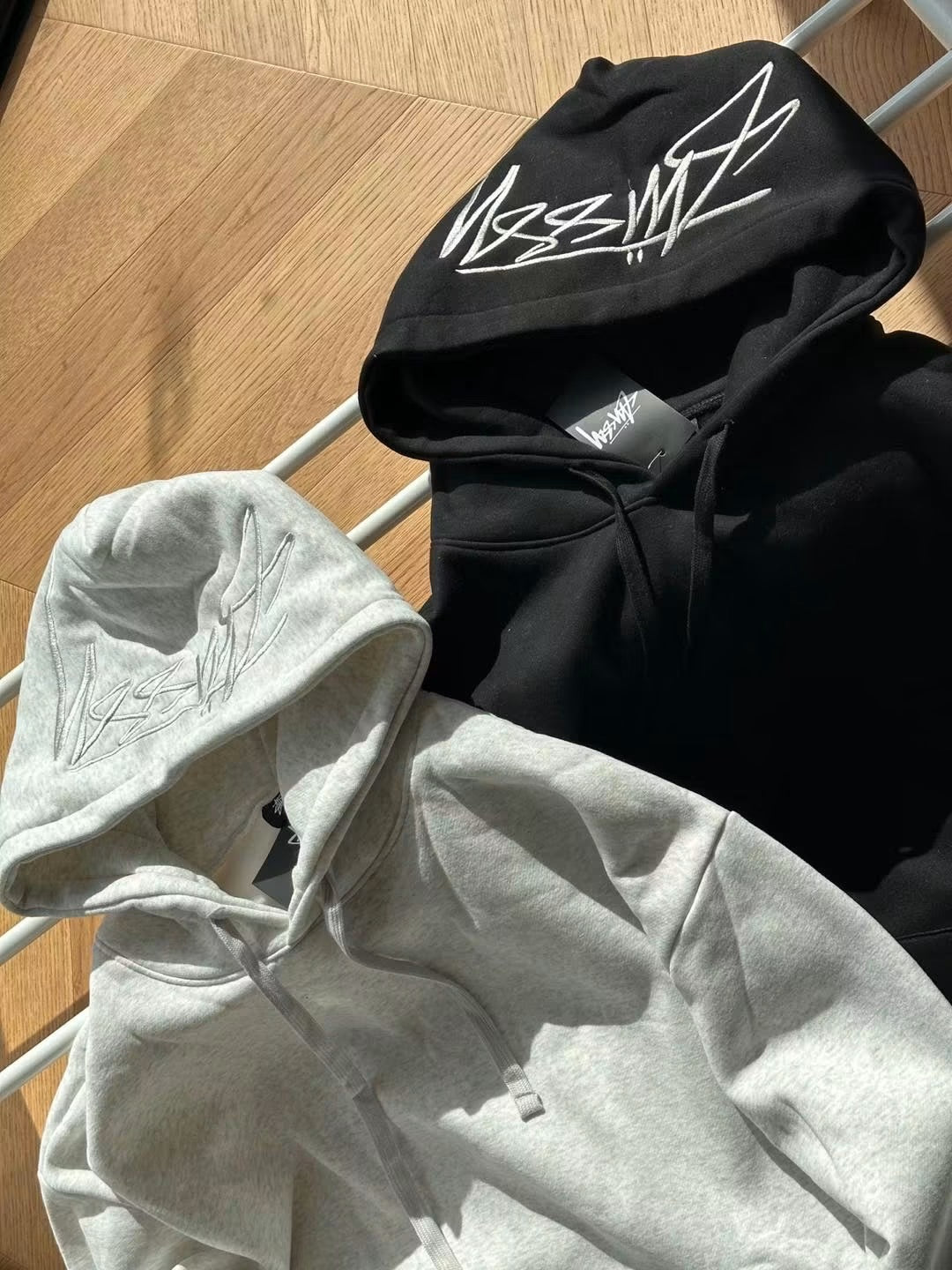 STUSSY EMBROIDERED HOODIE