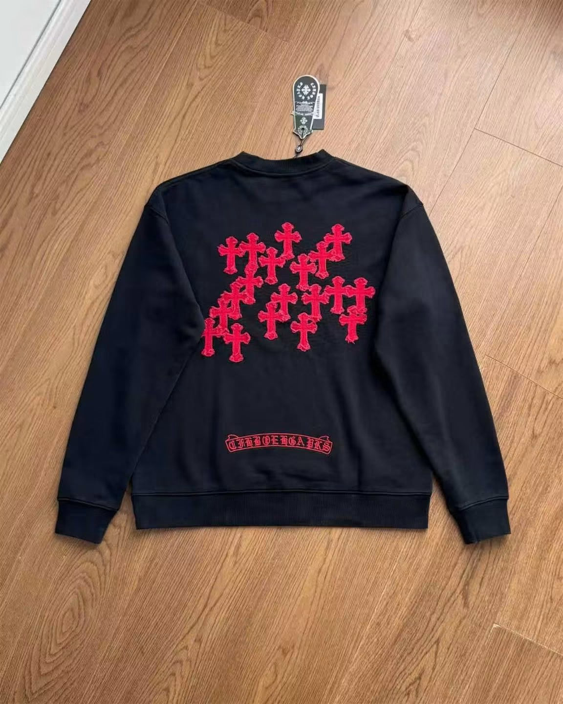 CHROME HEARTS CROSS PATCH SWEATSHIRT
