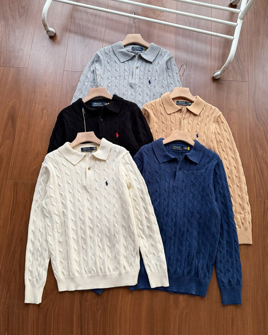 RALPH LAUREN KNITTED WAFFLE LONGSLEEVE