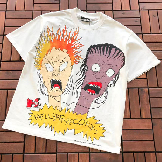 HELLSTAR “BEEVUS AND BUTTHEAD” T-SHIRT