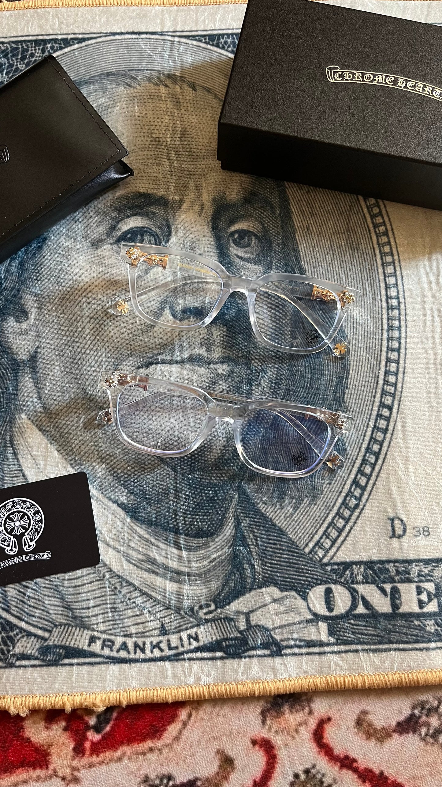 CHROME HEARTS NOIR GLASSES