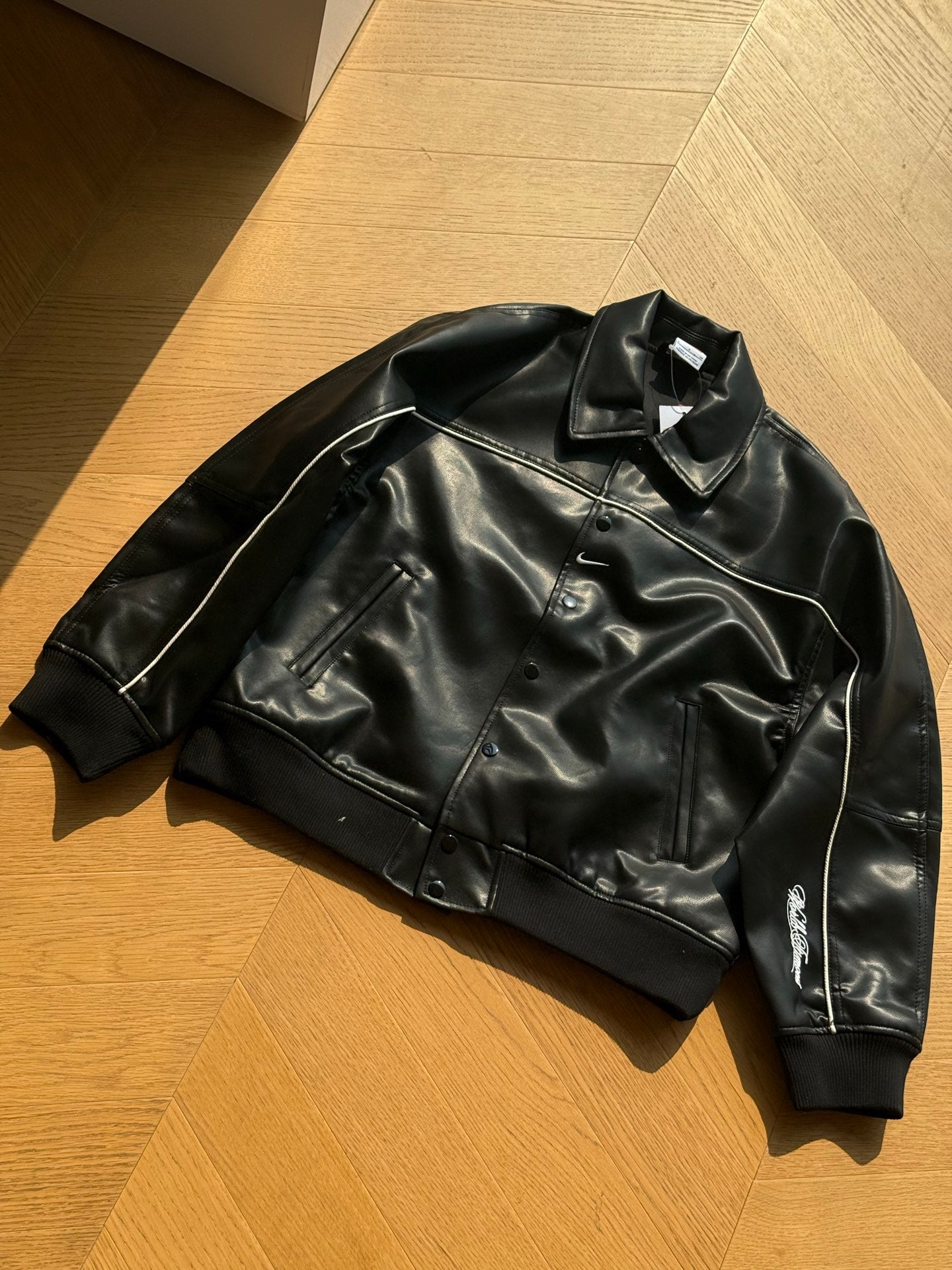 NIKE X SUPREME LEATHER JACKET
