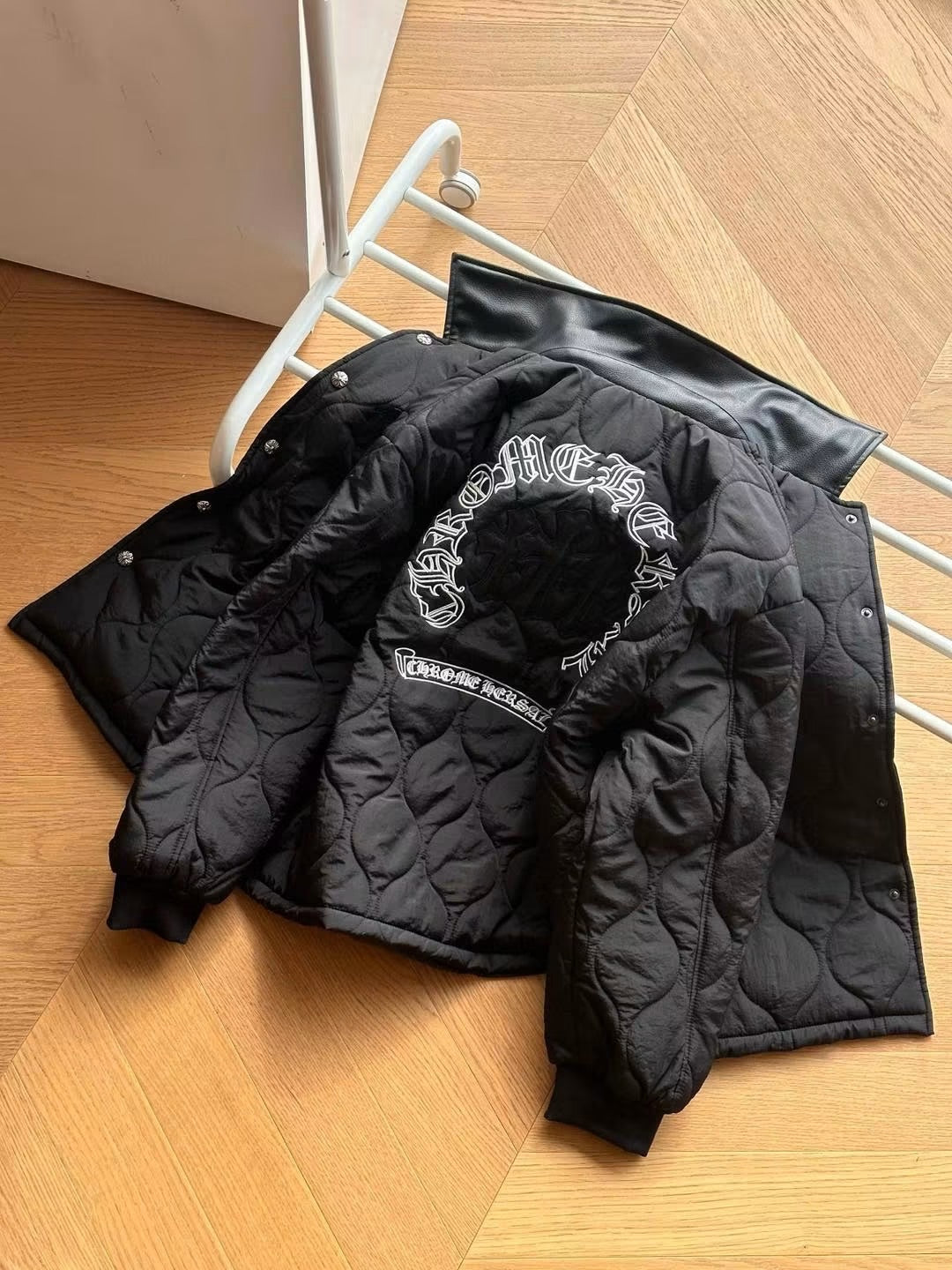 CHROME HEARTS QUILTED LINER BOMBER JACKET