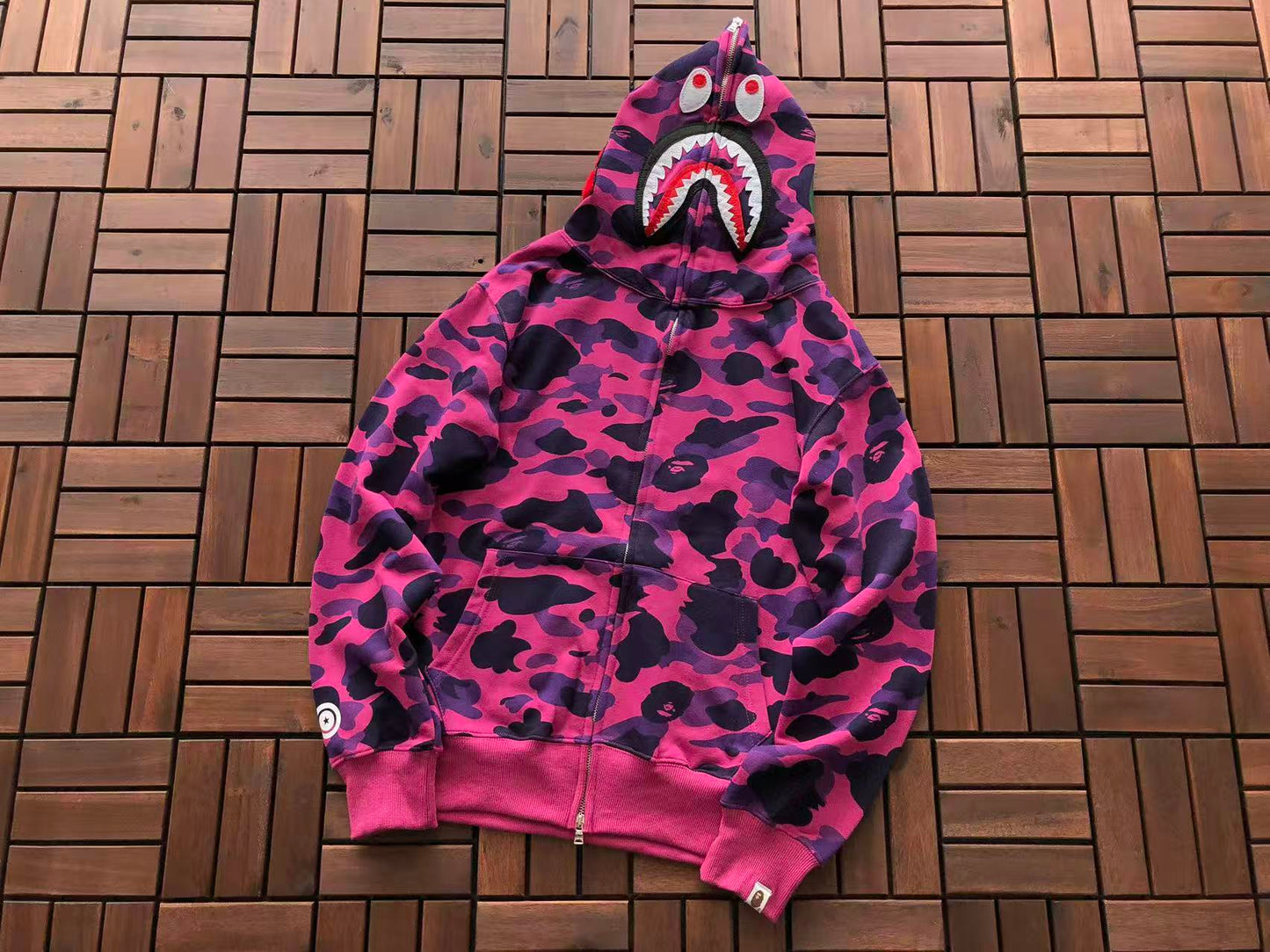 BAPE SHARK CAMOUFLAGE HOODIE