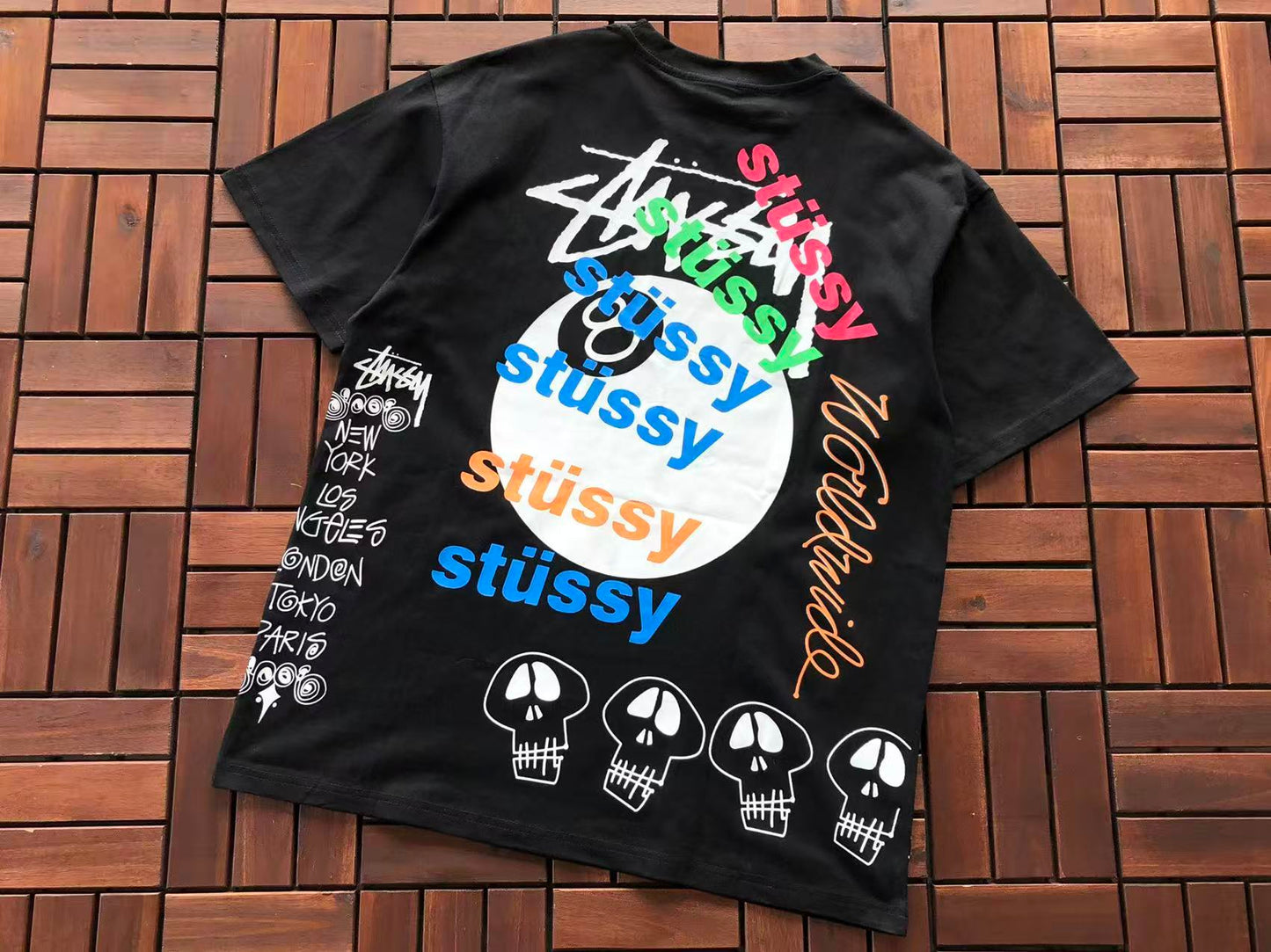 STUSSY PIGMENT DYE T-SHIRT
