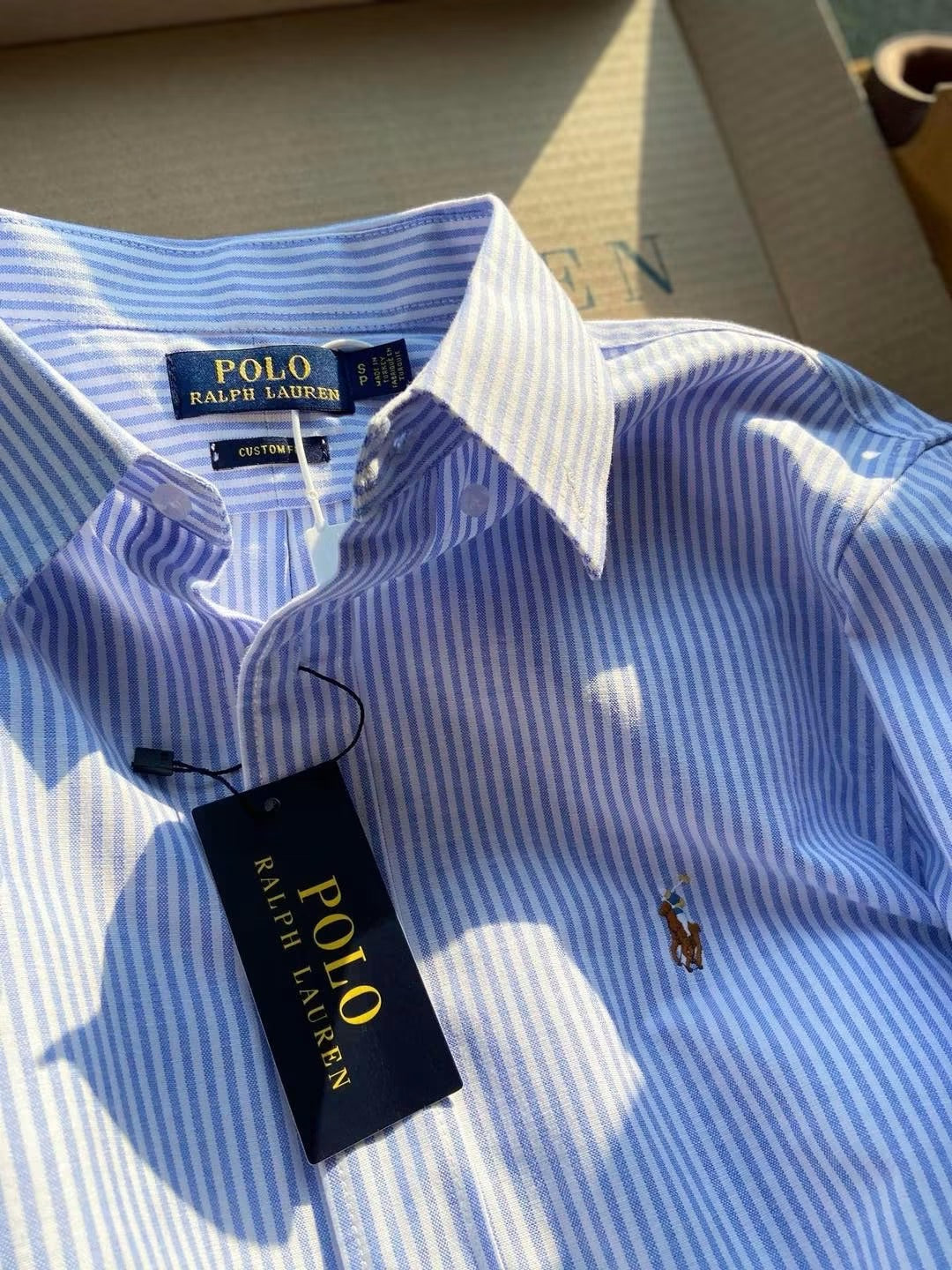 RALPH LAUREN STRIPES POLO LONGSLEEVE