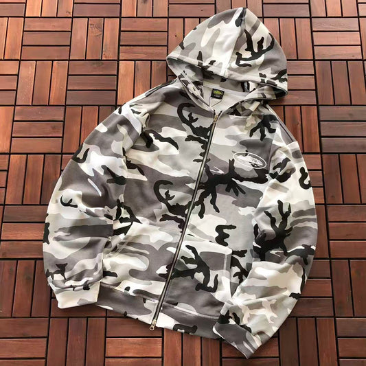 CORTEIZ ALCATRAZ SNOW CAMO HOODIE