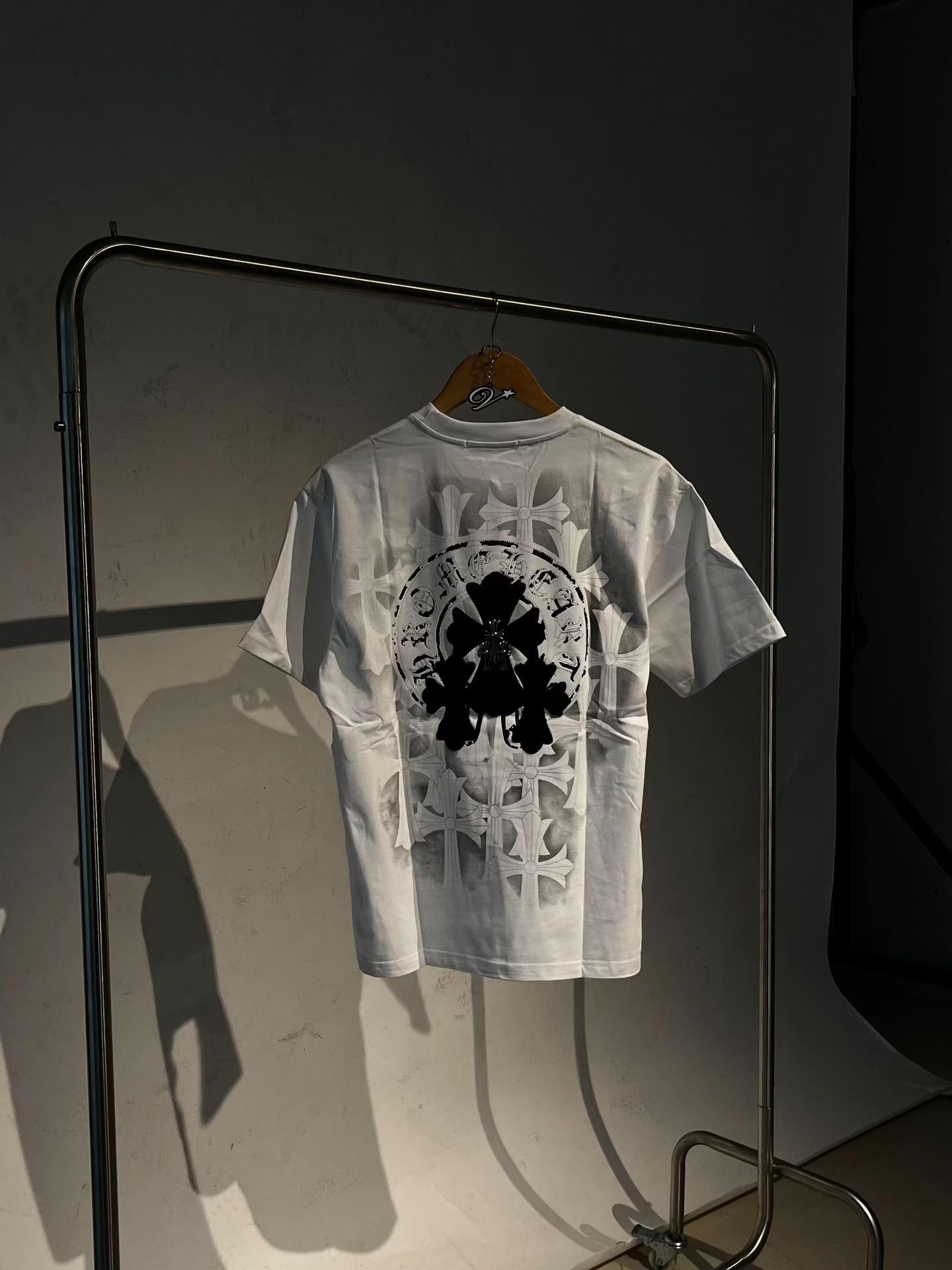 CHROME HEARTS TRIPLE CROSS PATCH T-SHIRT