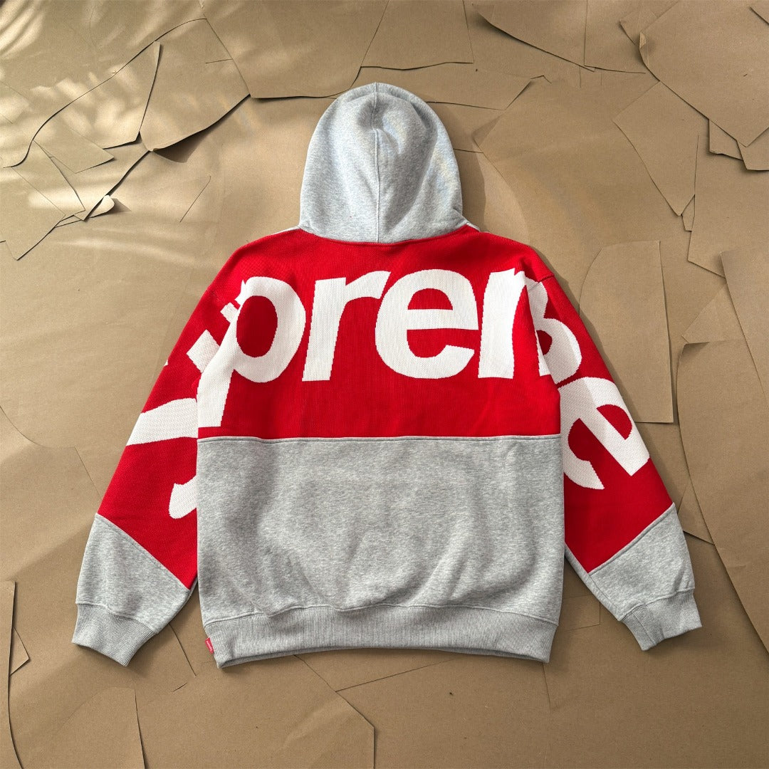 SUPREME SATIN APPLIQUE HOODIE