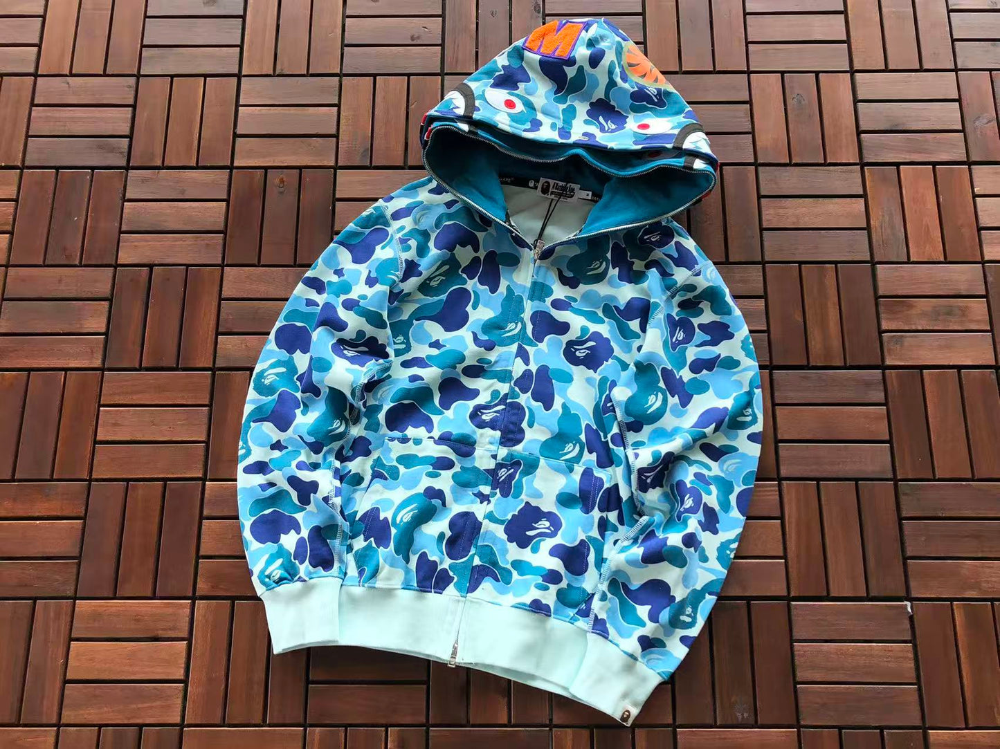 BAPE SHARK CAMOUFLAGE HOODIE