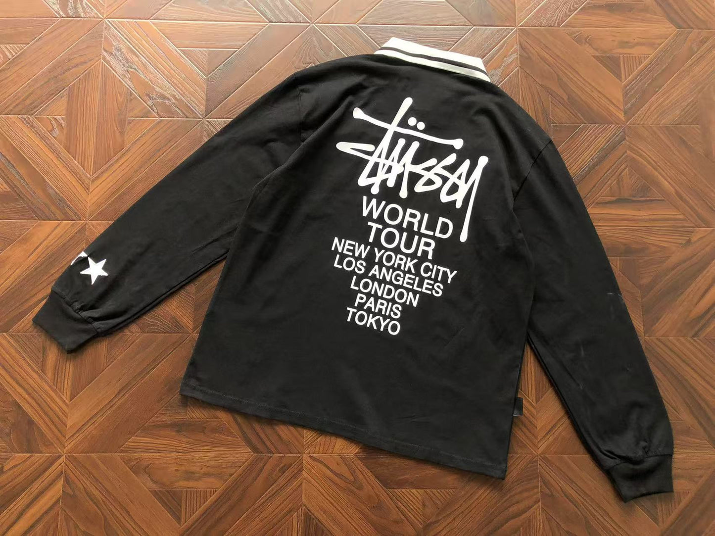 STUSSY WORLD TOUR POLO LONGSLEEVE