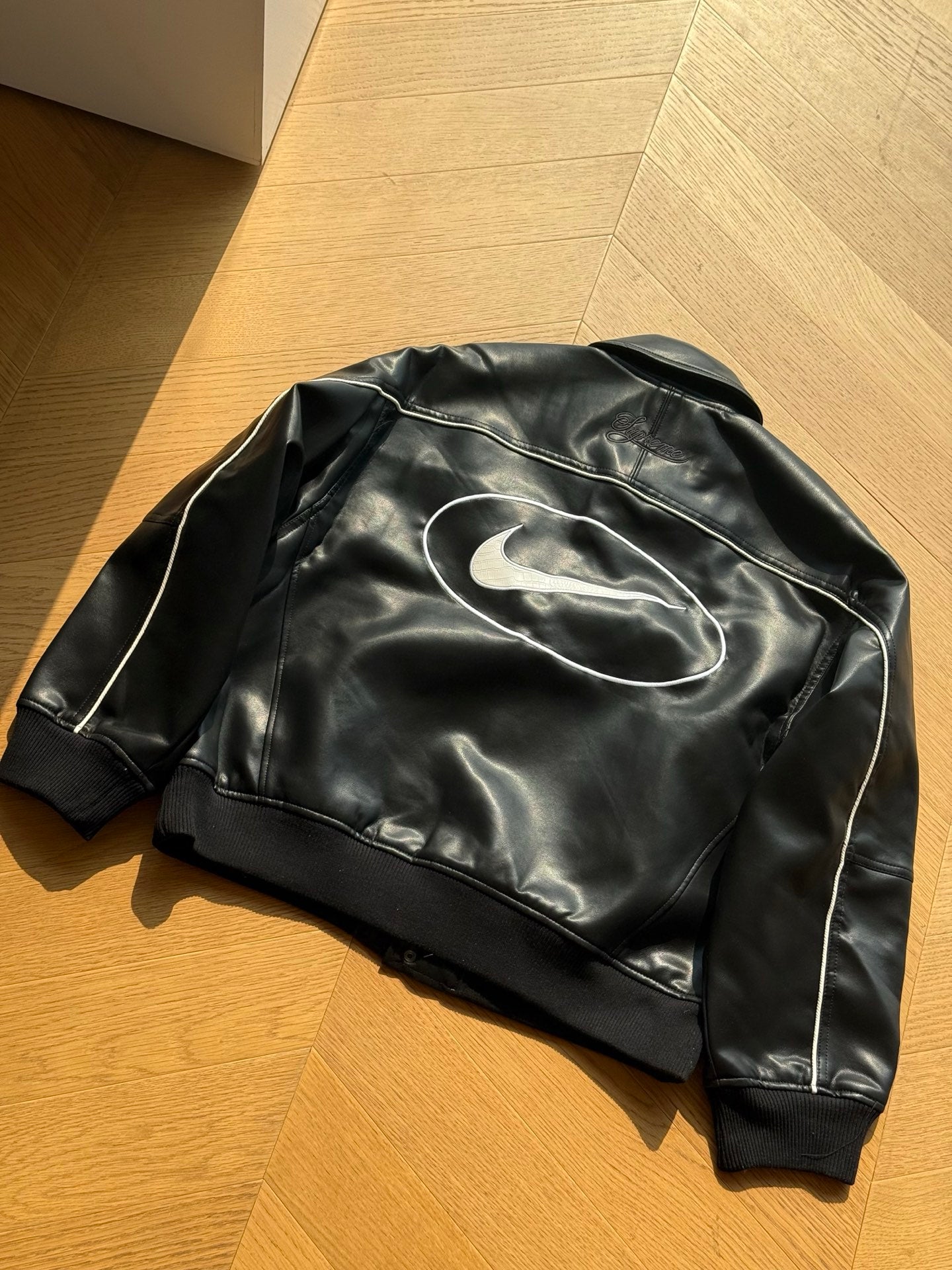 NIKE X SUPREME LEATHER JACKET