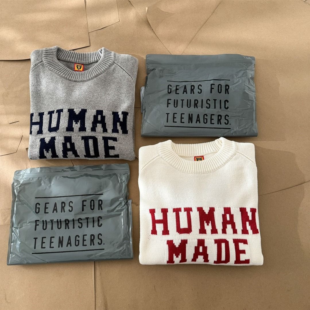 HUMAN MADE RAGLAN KNIT SWEATER