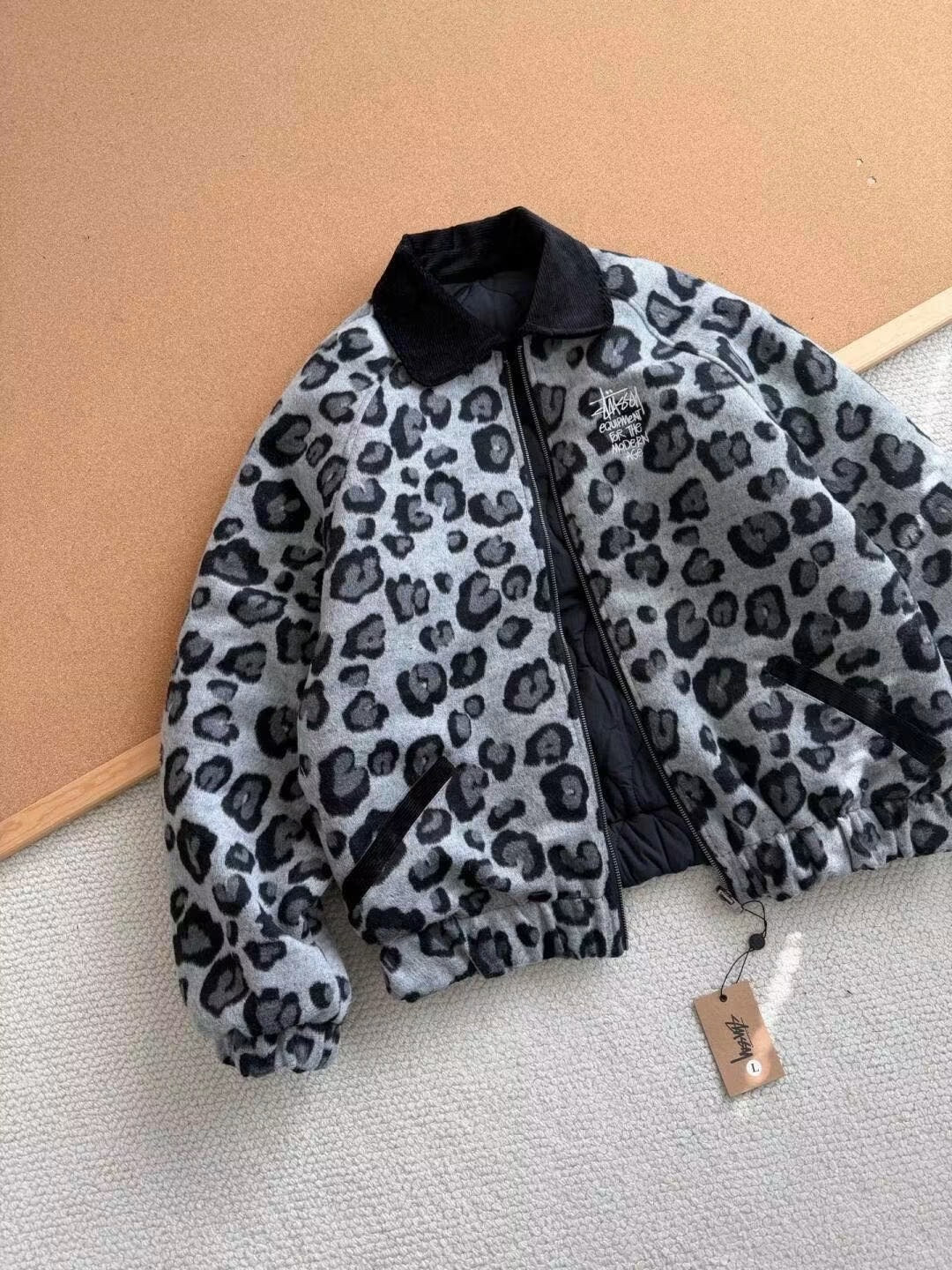 STUSSY RAGLAN THERMAL JACKET