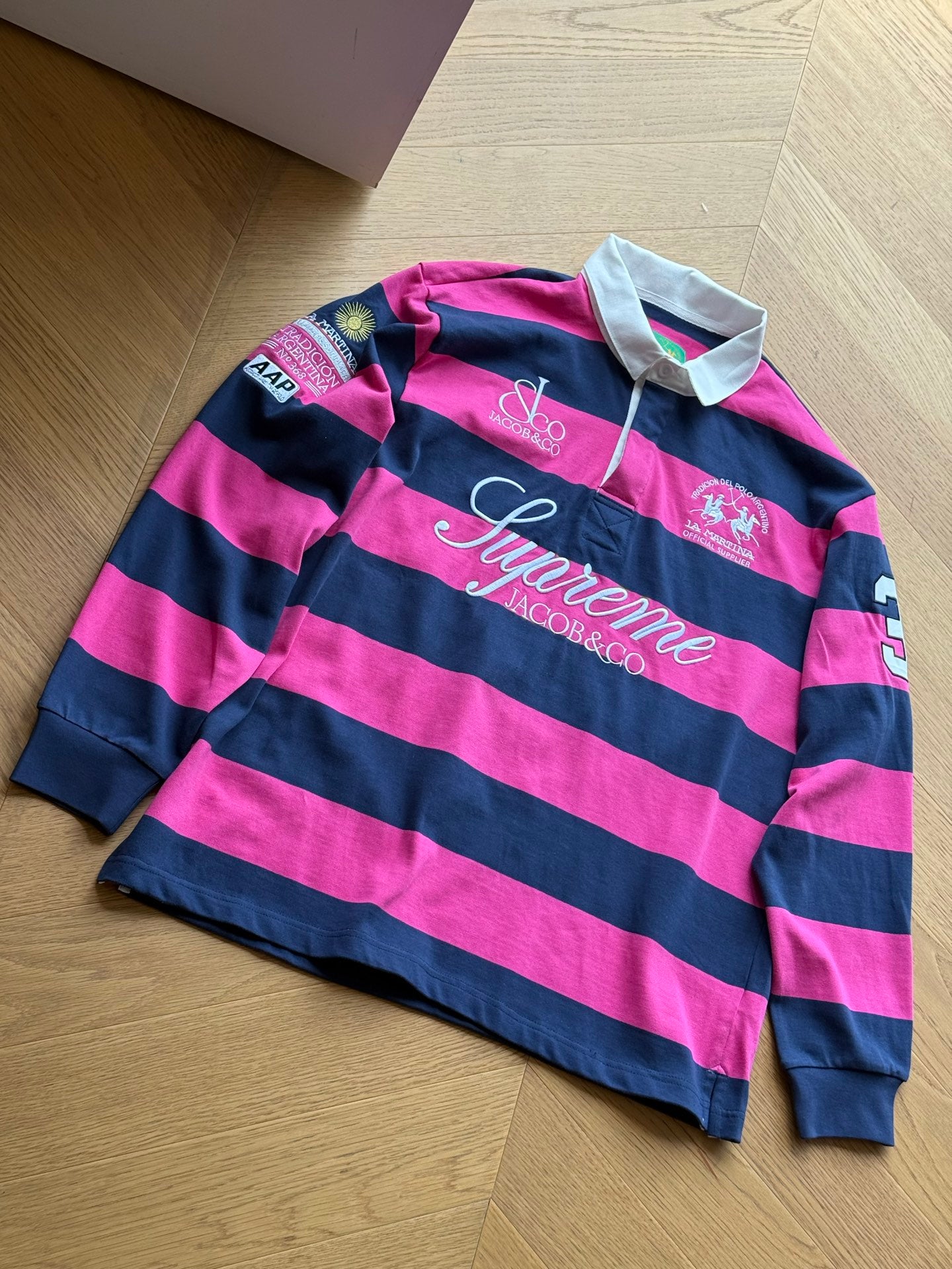 SUPREME X LA MARTINA RUGBY POLO LONGSLEEVE