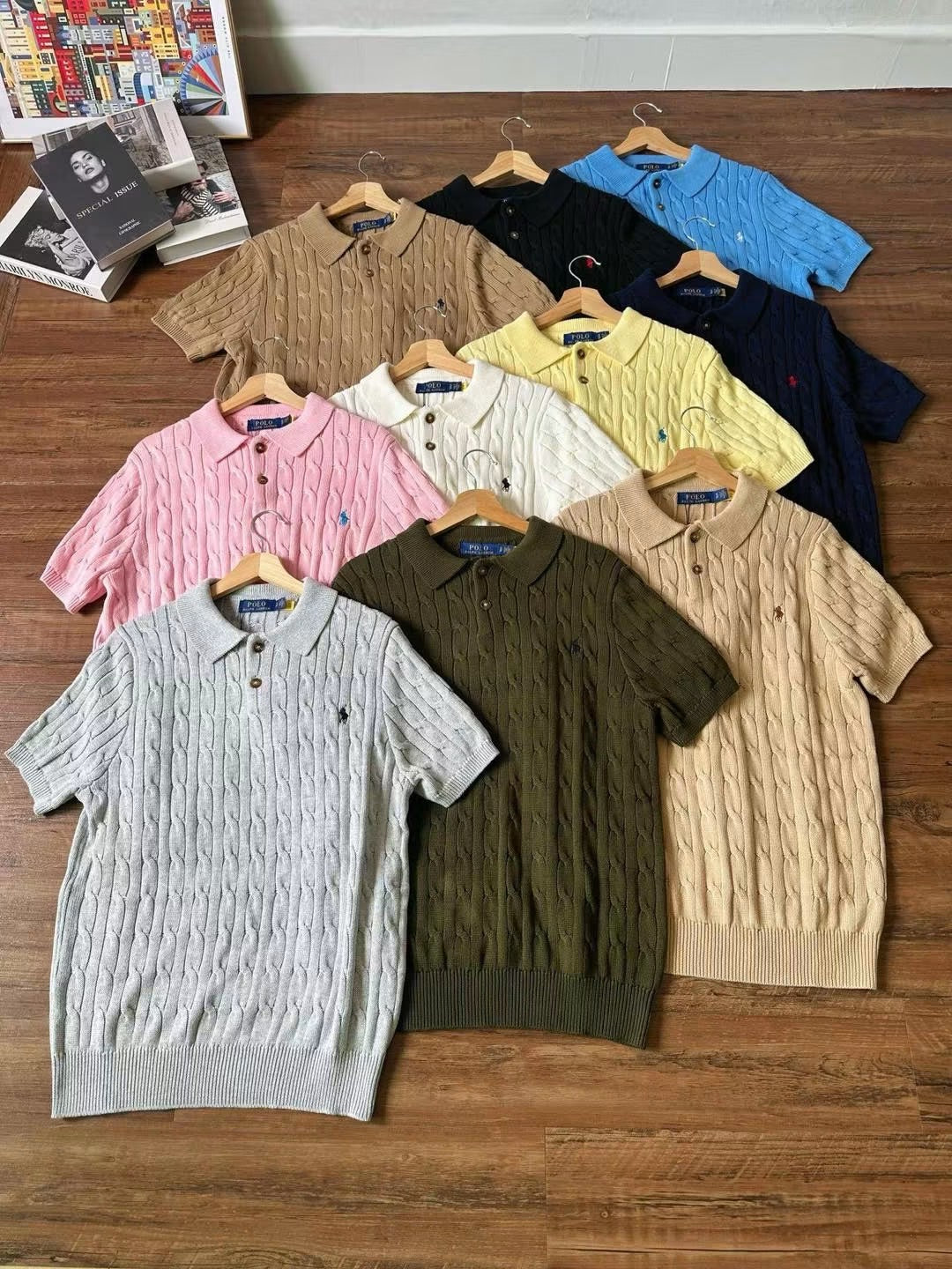 RALPH LAUREN KNITTED POLO SHIRT