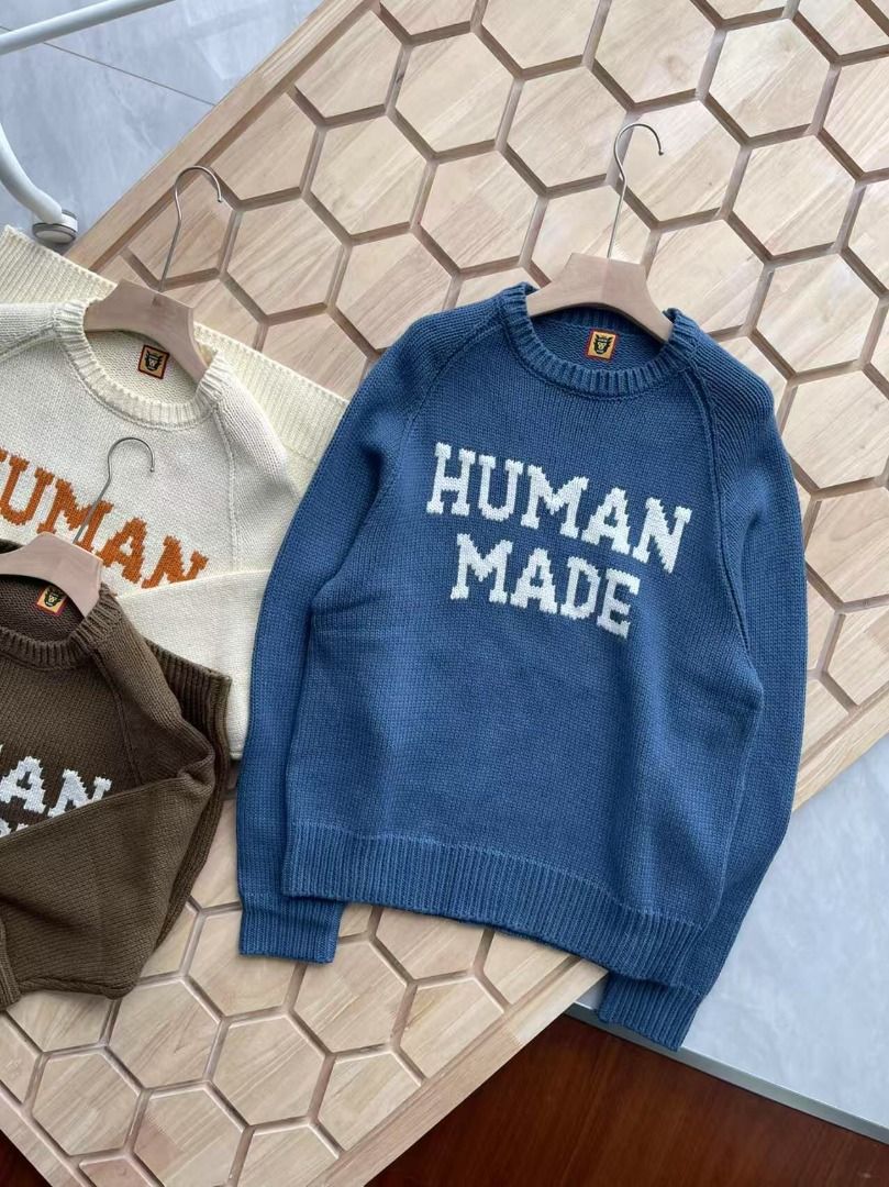 HUMAN MADE RAGLAN KNIT SWEATER